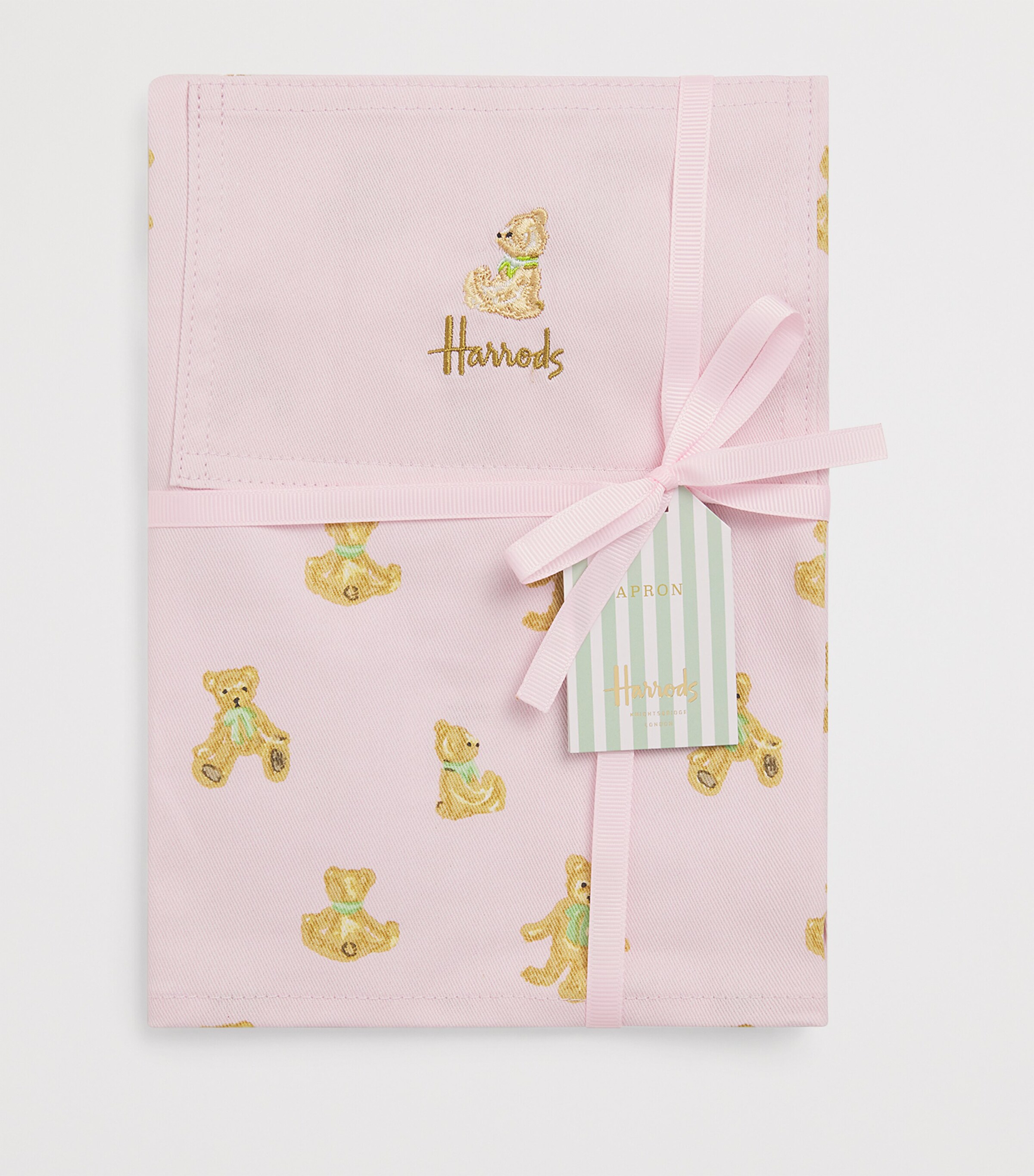 Henry Bear Kids Apron PINK Image 2