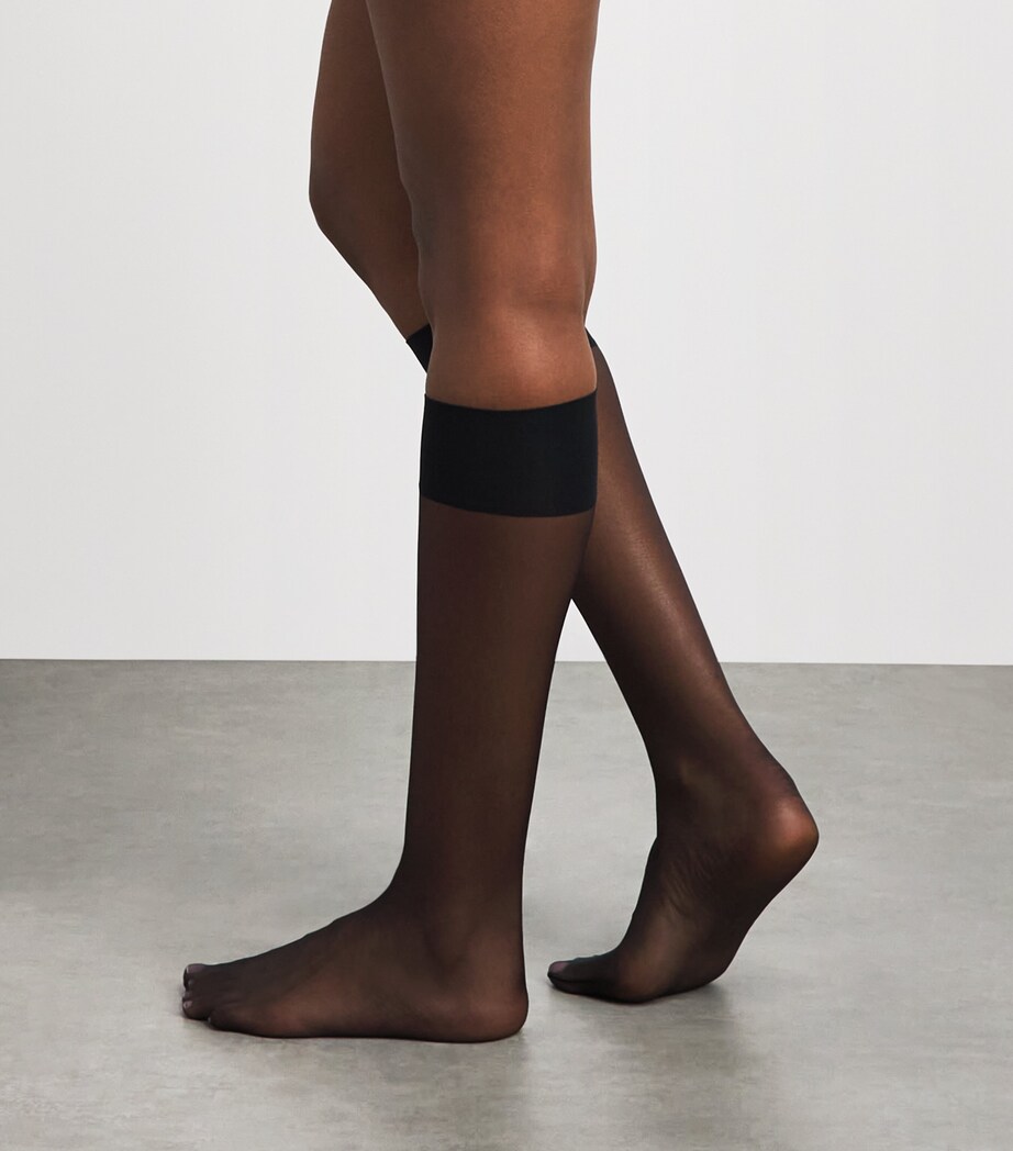 Falke Womens Shelina 12 Knee-High Socks Black Image 2
