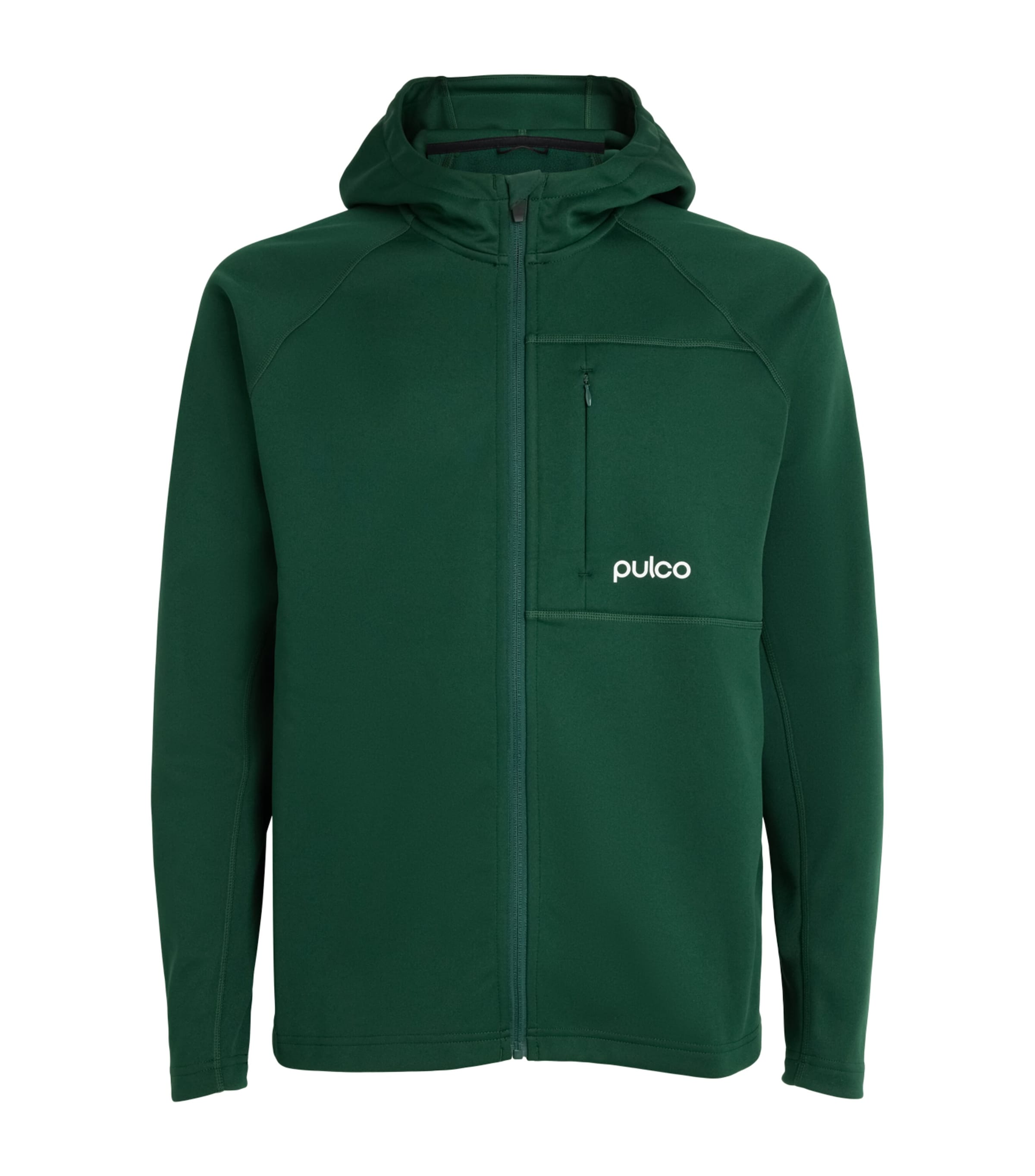 Pulco Studios Mens Full Zip Training Hoodie Court Green Image 1
