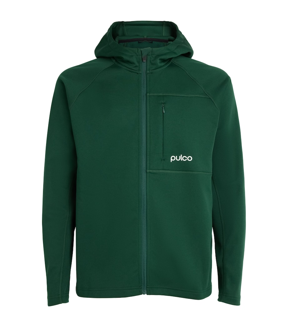 Pulco Studios Mens Full Zip Training Hoodie Court Green Image 1