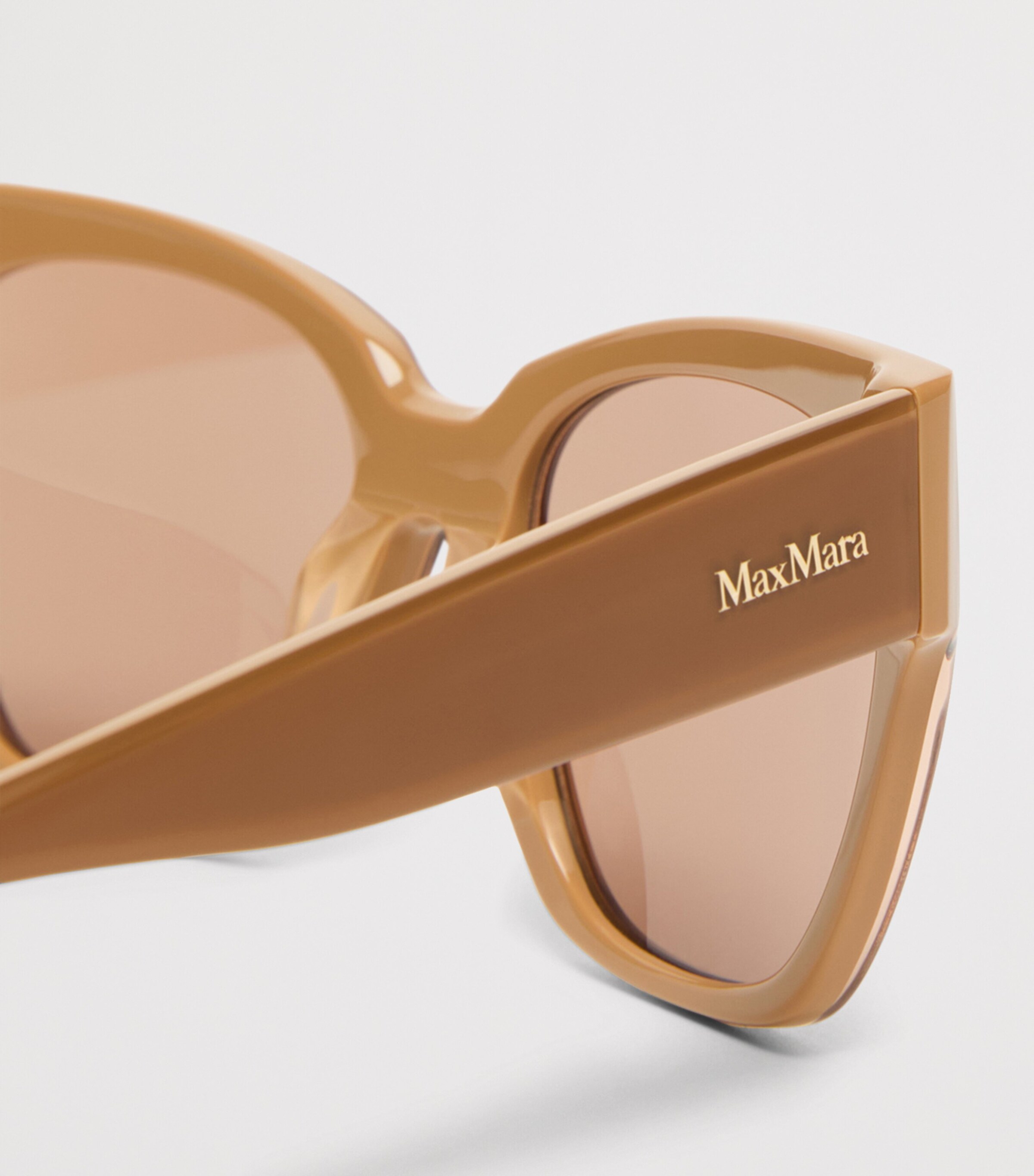 Max Mara Acetate Butterfly Sunglasses Camel Image 4