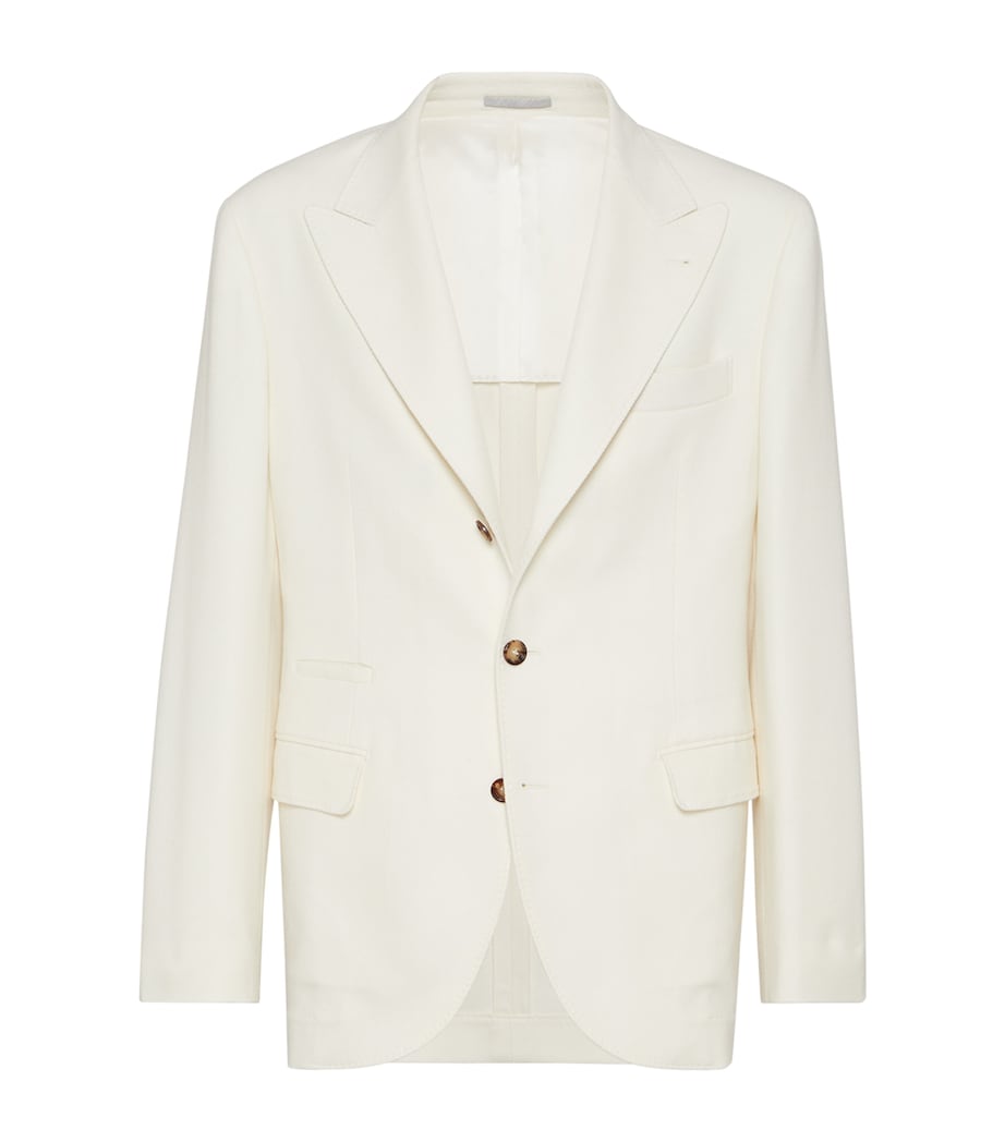 Wool-Cashmere-Silk Deconstructed Blazer C501 Image 1