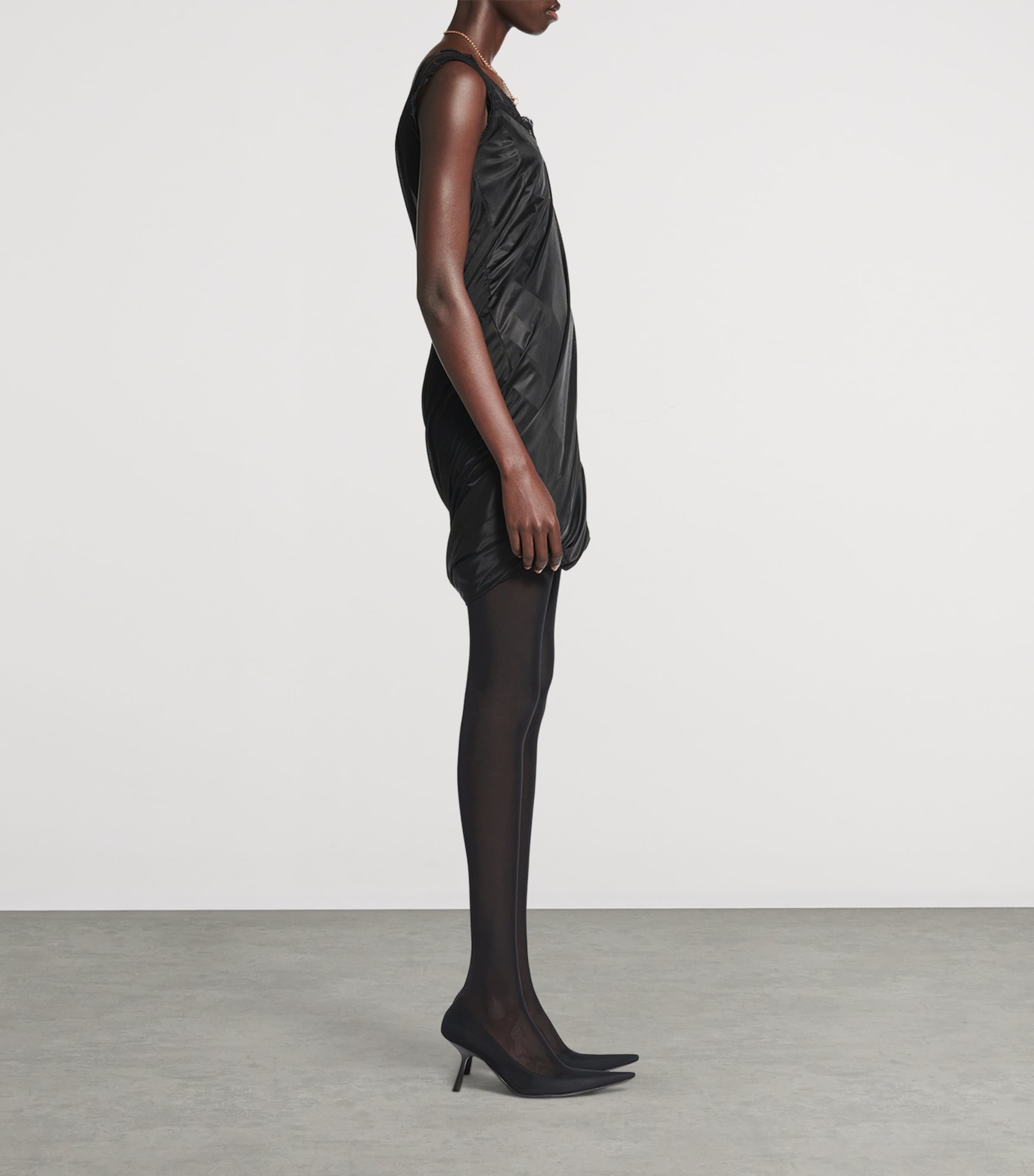 Balenciaga Twisted Mini Slip Dress | Harrods US