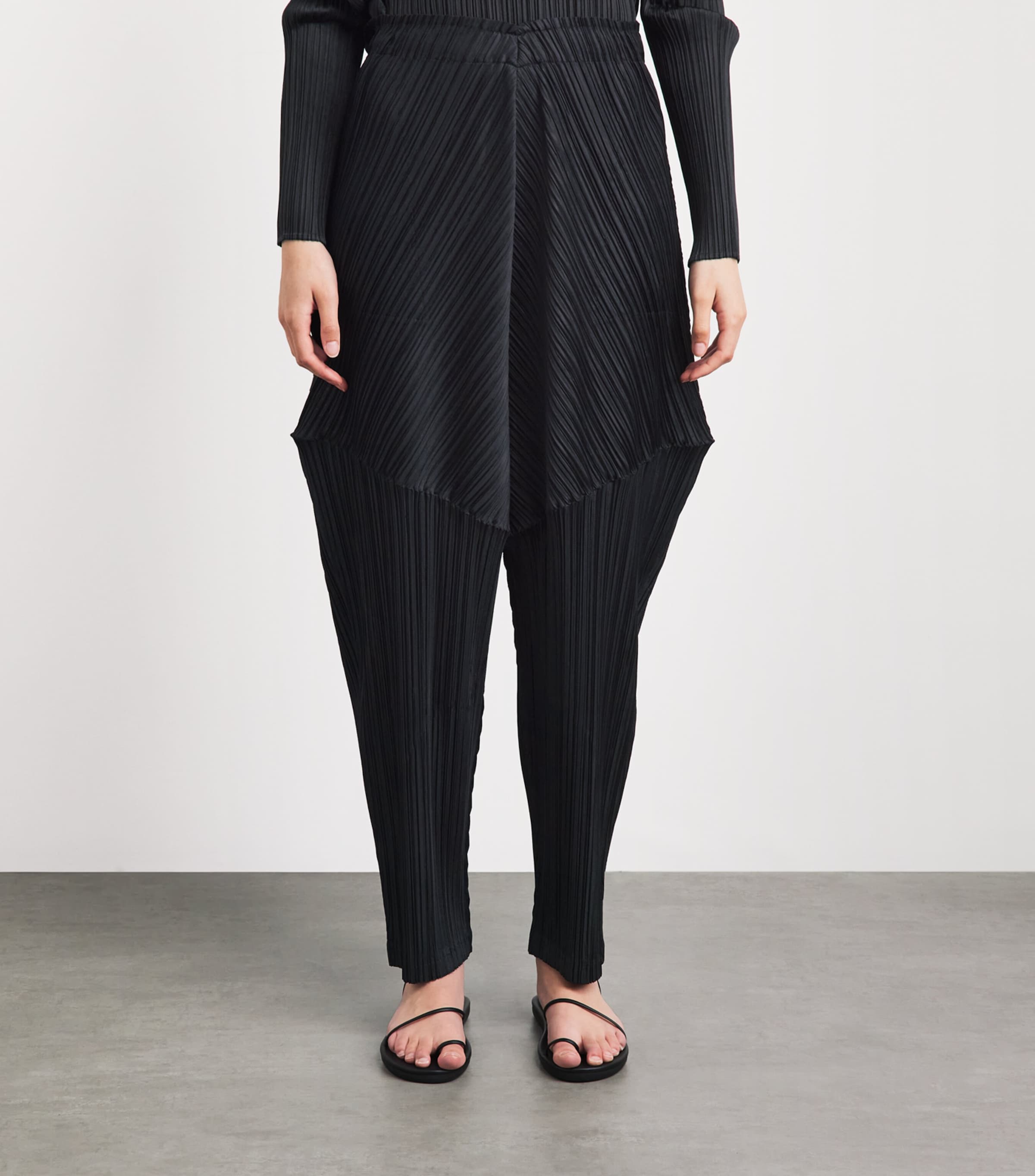 Pleats Please Issey Miyake Womens Thicker Bottoms 2 Trousers Black Image 4