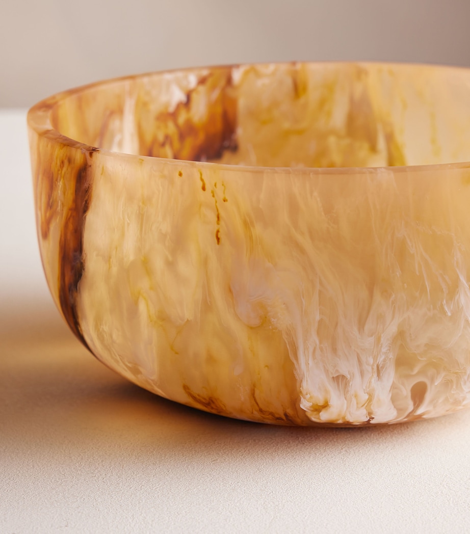 Soho Home Resin Miller Salad Bowl (26cm) Brown Image 2