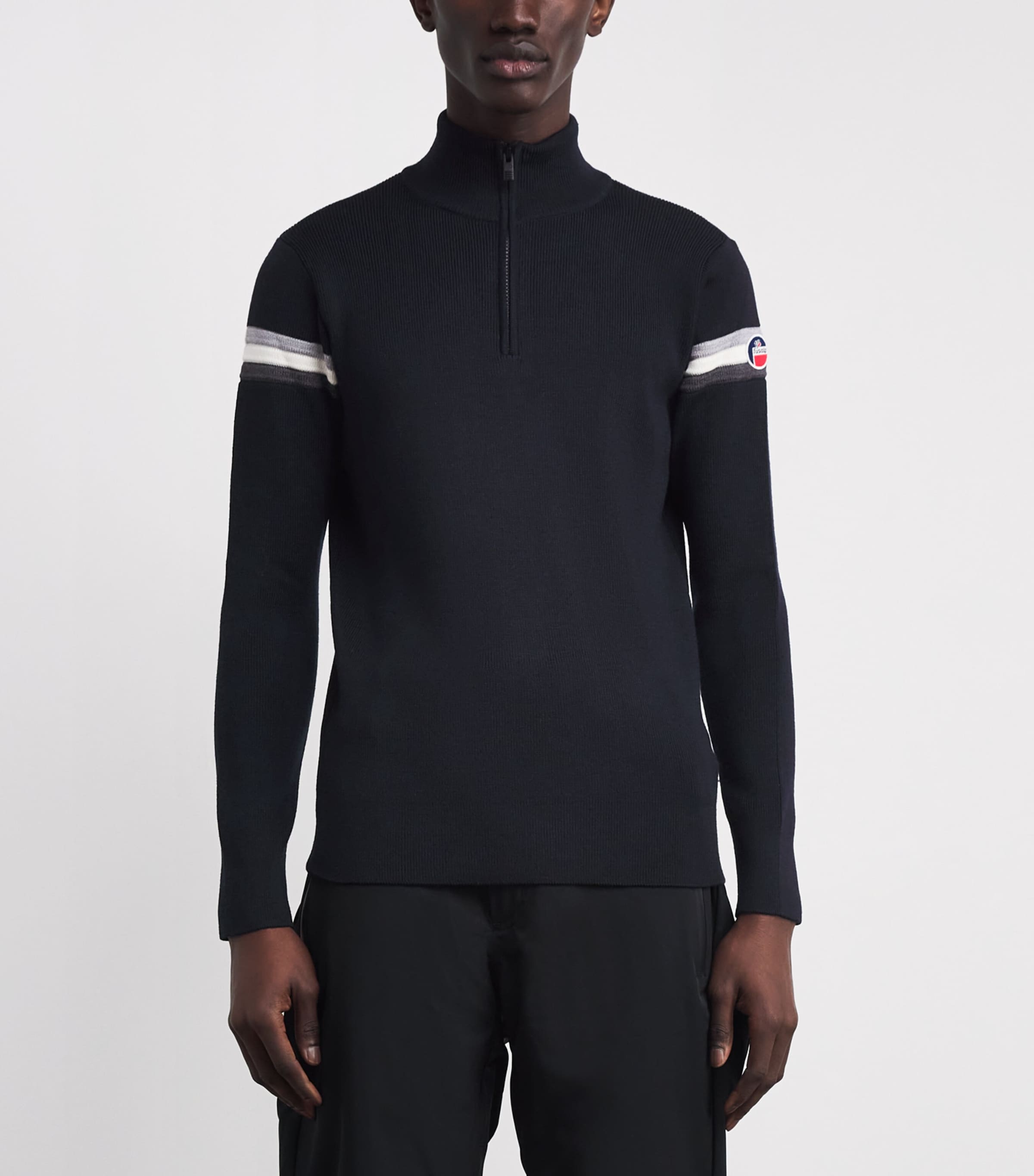 Merino Wengen Sweater 65602 MARIN/SILICE Image 3