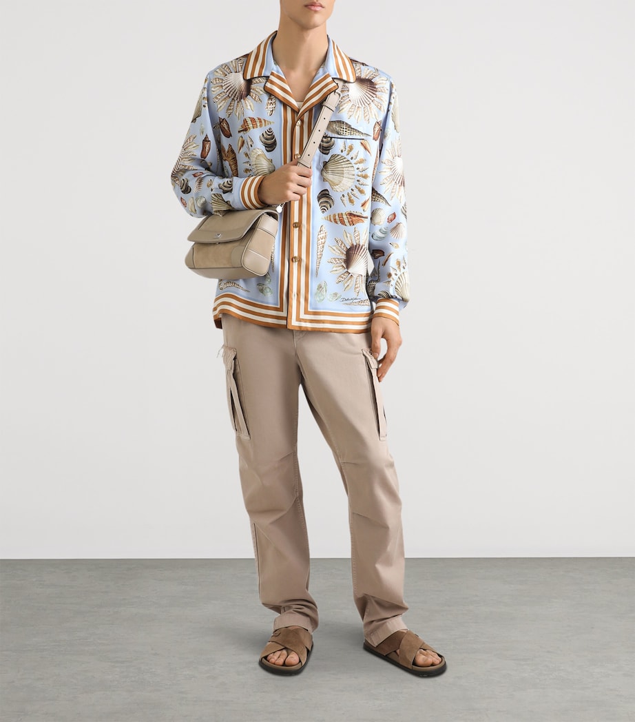 Silk Shell Print Shirt HC5PK-CONCHIGLI Image 2