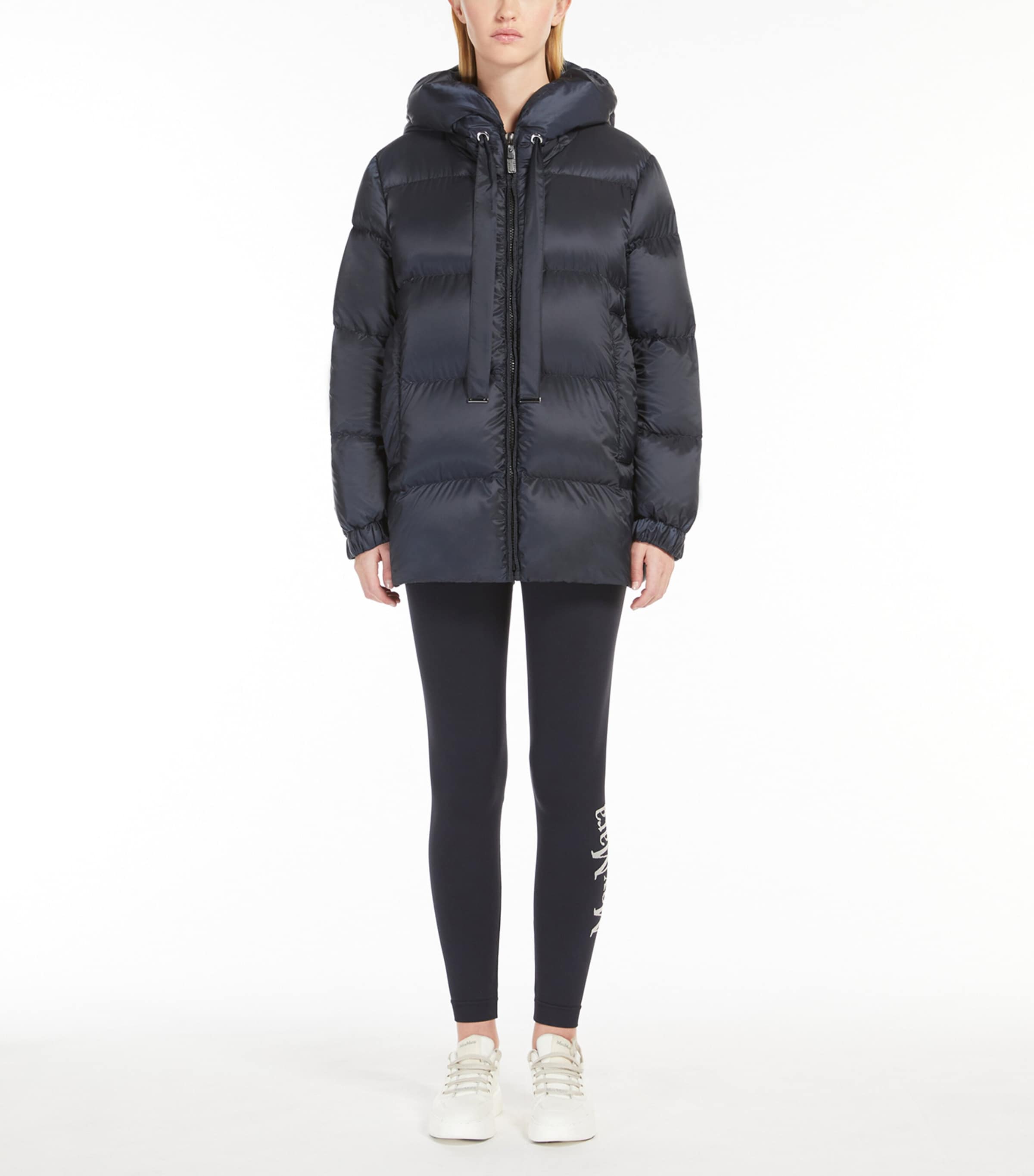 Max Mara Womens Quilted Seia Puffer Jacket Black Image 2