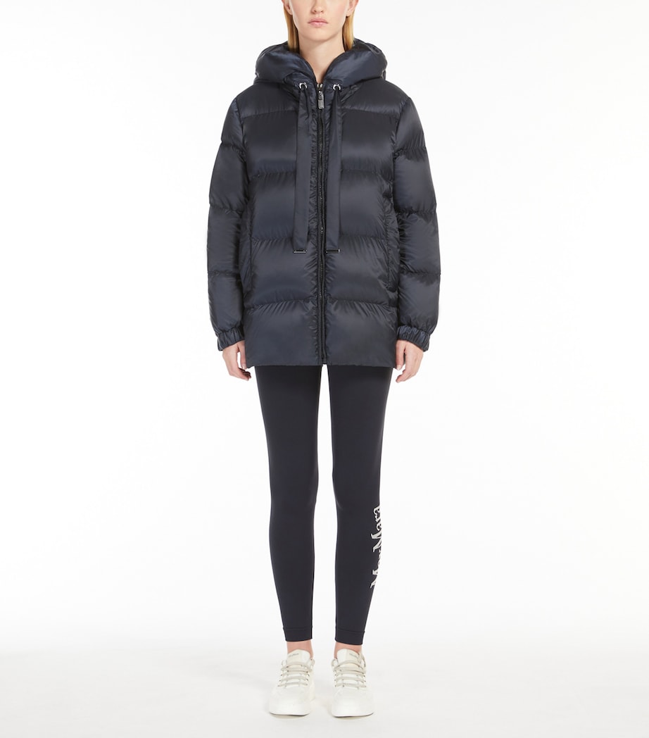 Max Mara Womens Quilted Seia Puffer Jacket Black Image 2
