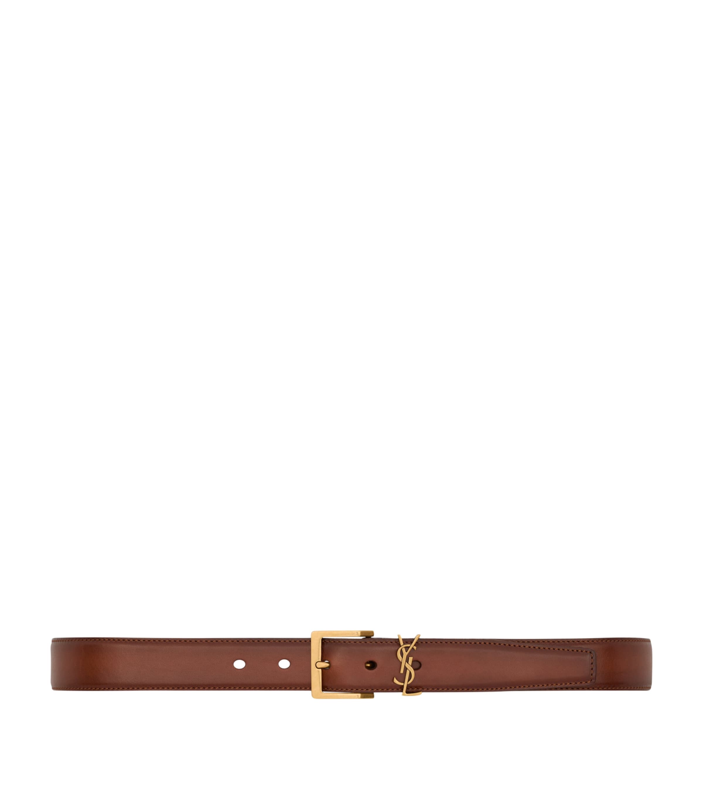 Saint Laurent Calfskin Cassandre Belt Image 1