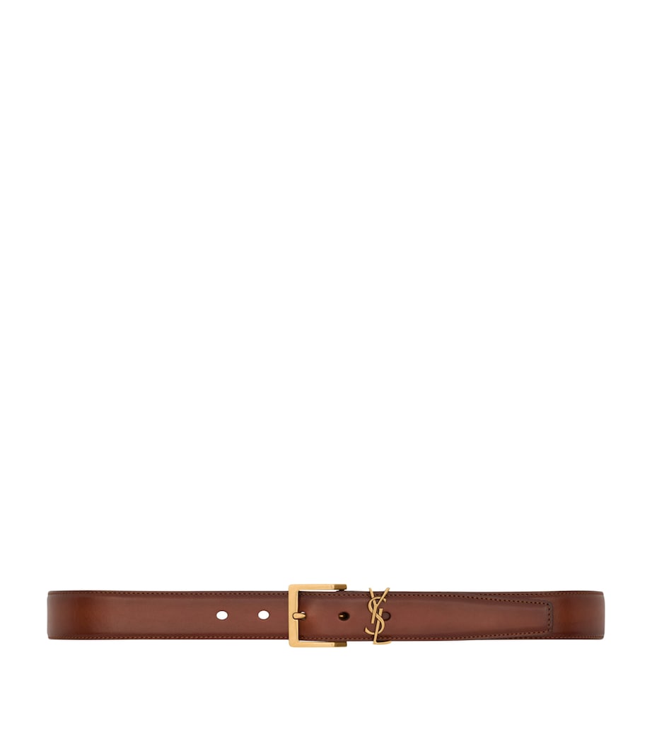 Saint Laurent Calfskin Cassandre Belt Image 1