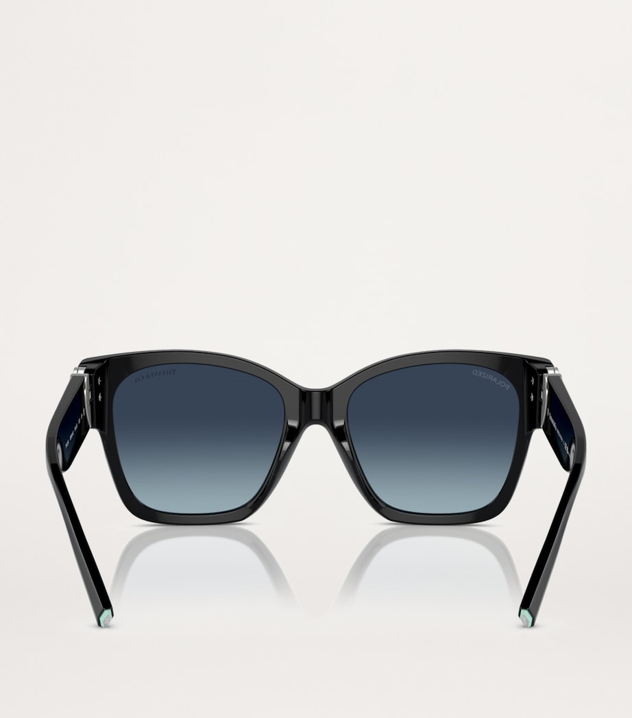 Acetate Square Oversized Sunglasses 83944U Image 4