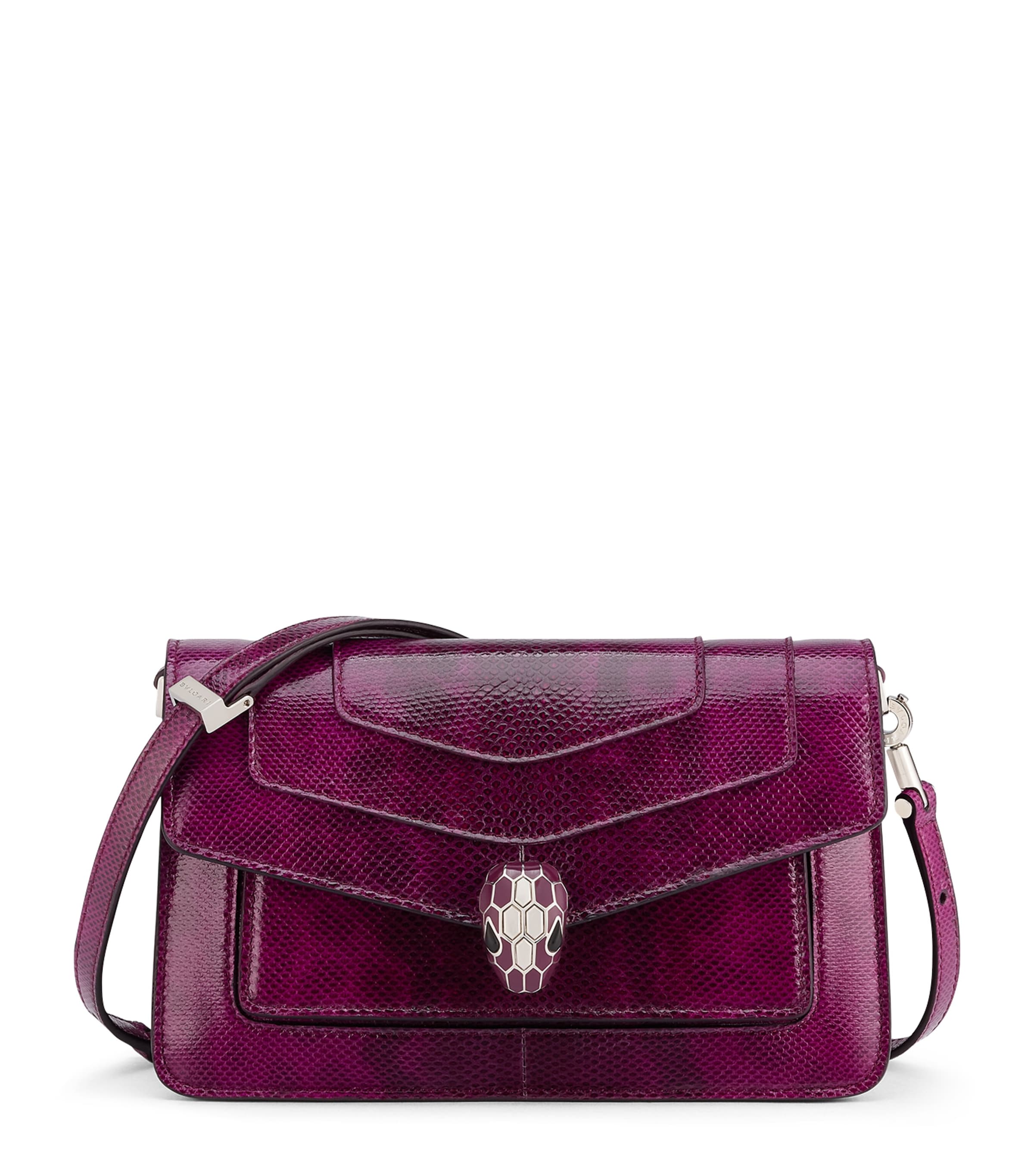 Small Snakeskin Serpenti East West Shoulder Bag VIOLET MEDIUM Image 1
