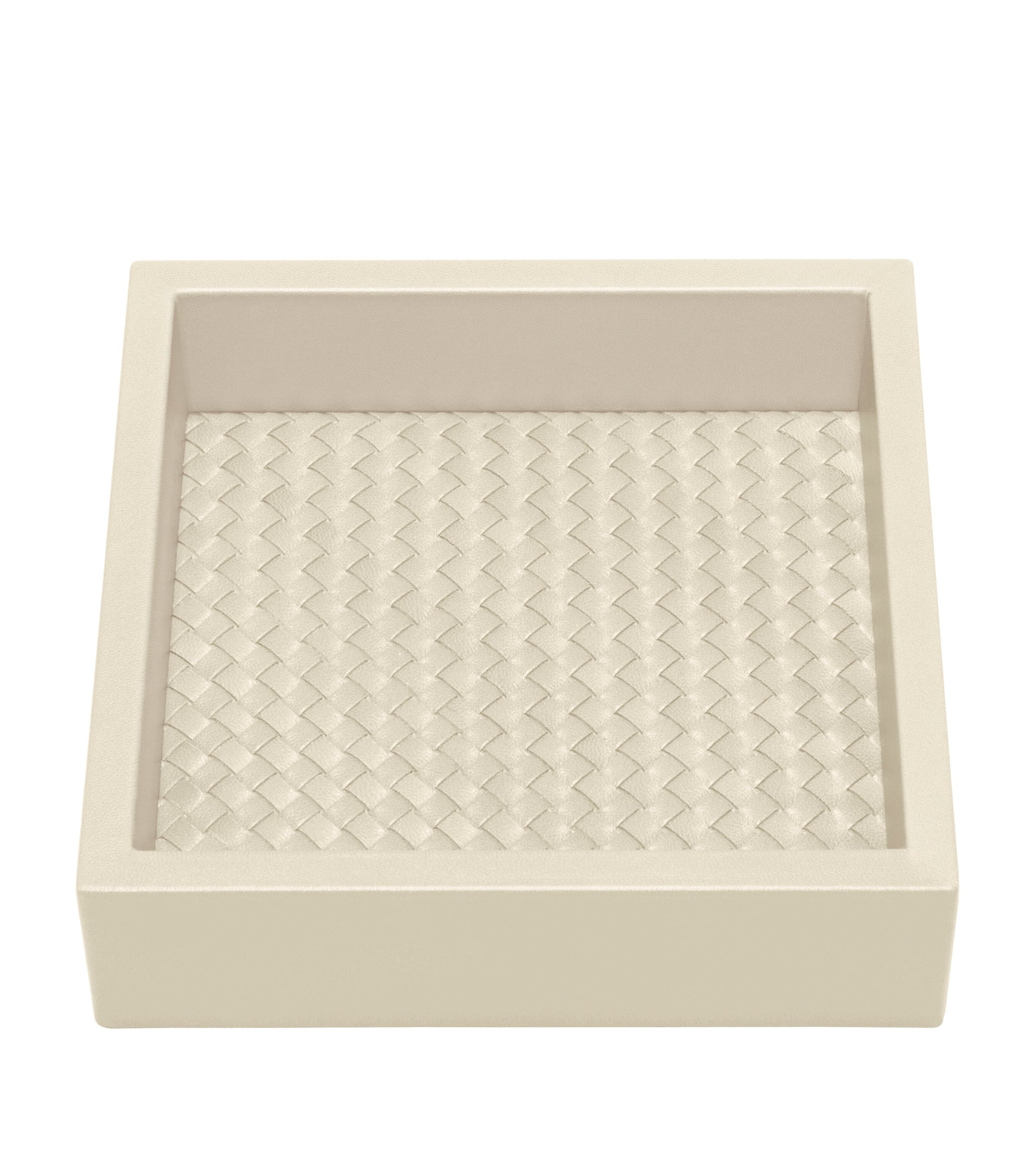 Riviere Woven Tray In Ivory