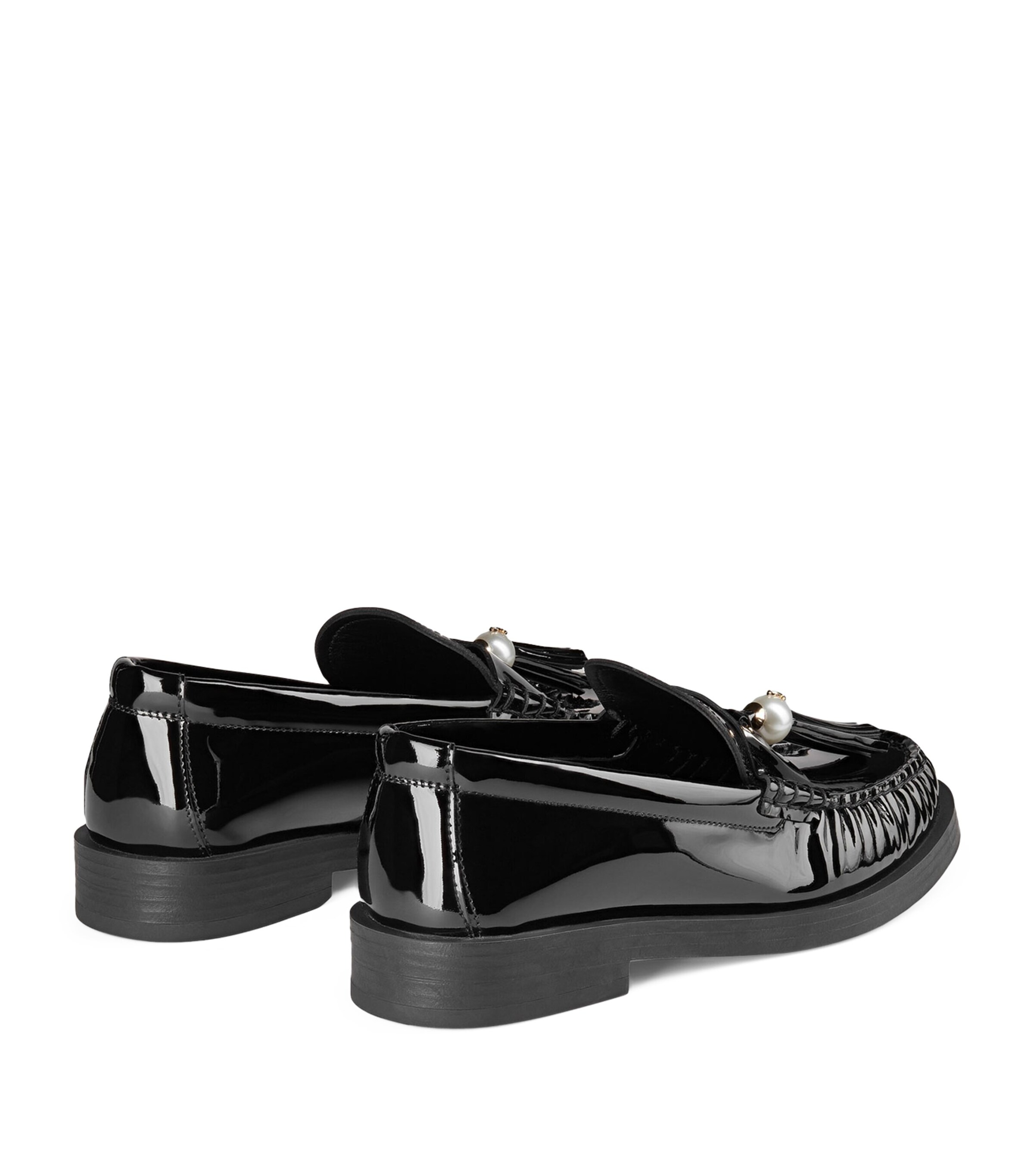 Patent Leather Addie Loafers BLACK Image 2