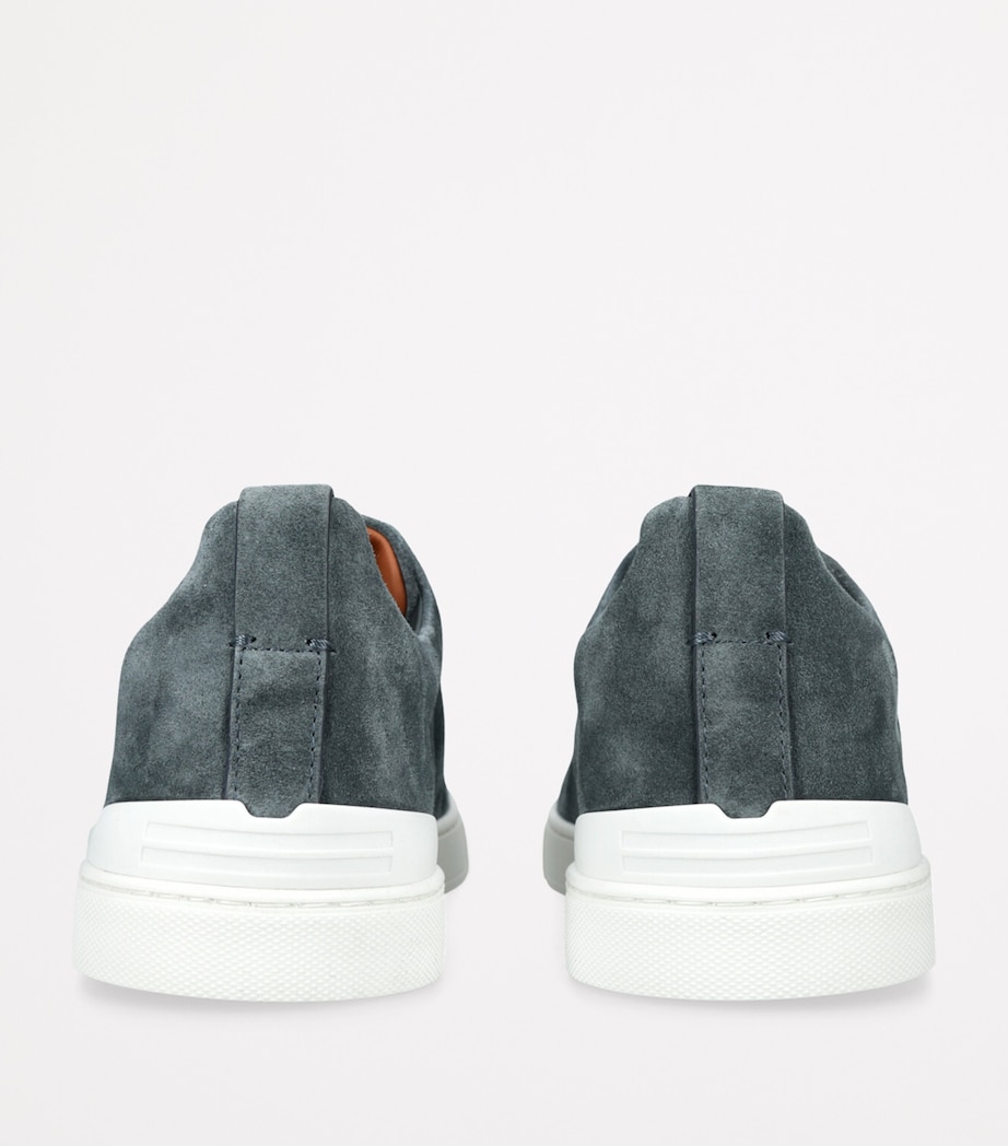 Suede Triple Stitch Sneakers DENIM Image 2