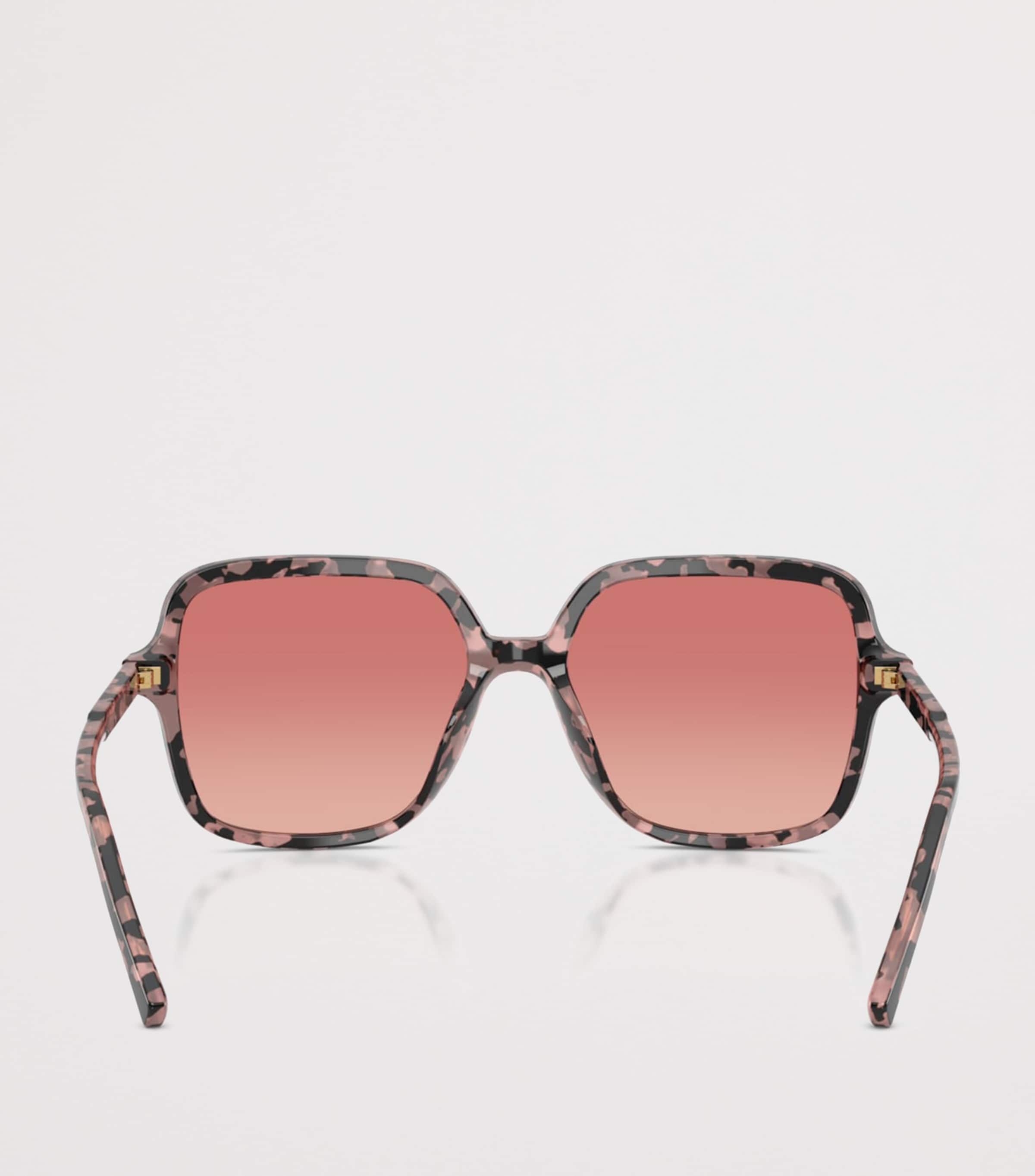 Dolce&Gabbana Camouflage Print Square Sunglasses Brown Image 4