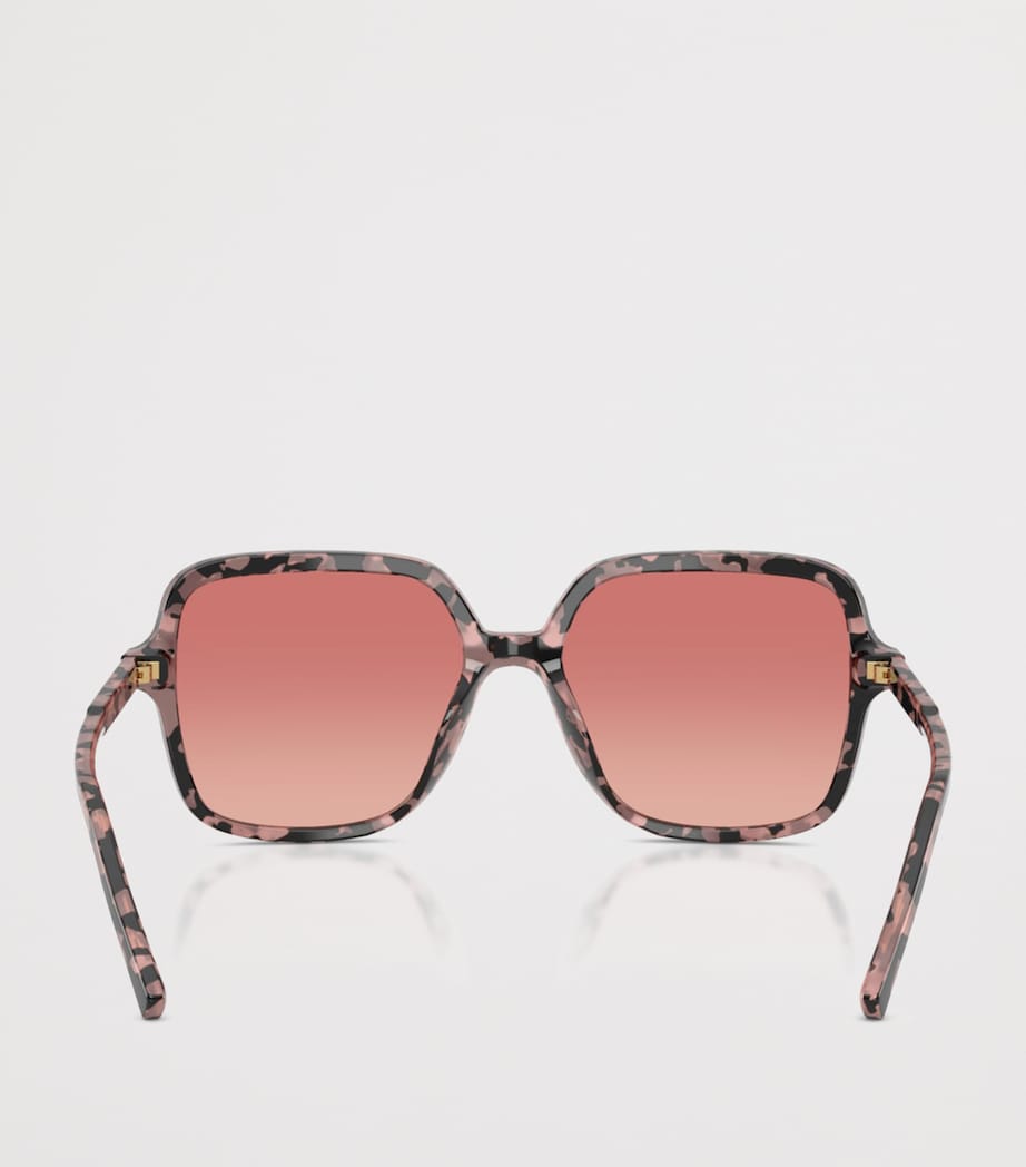 Dolce&Gabbana Camouflage Print Square Sunglasses Brown Image 4
