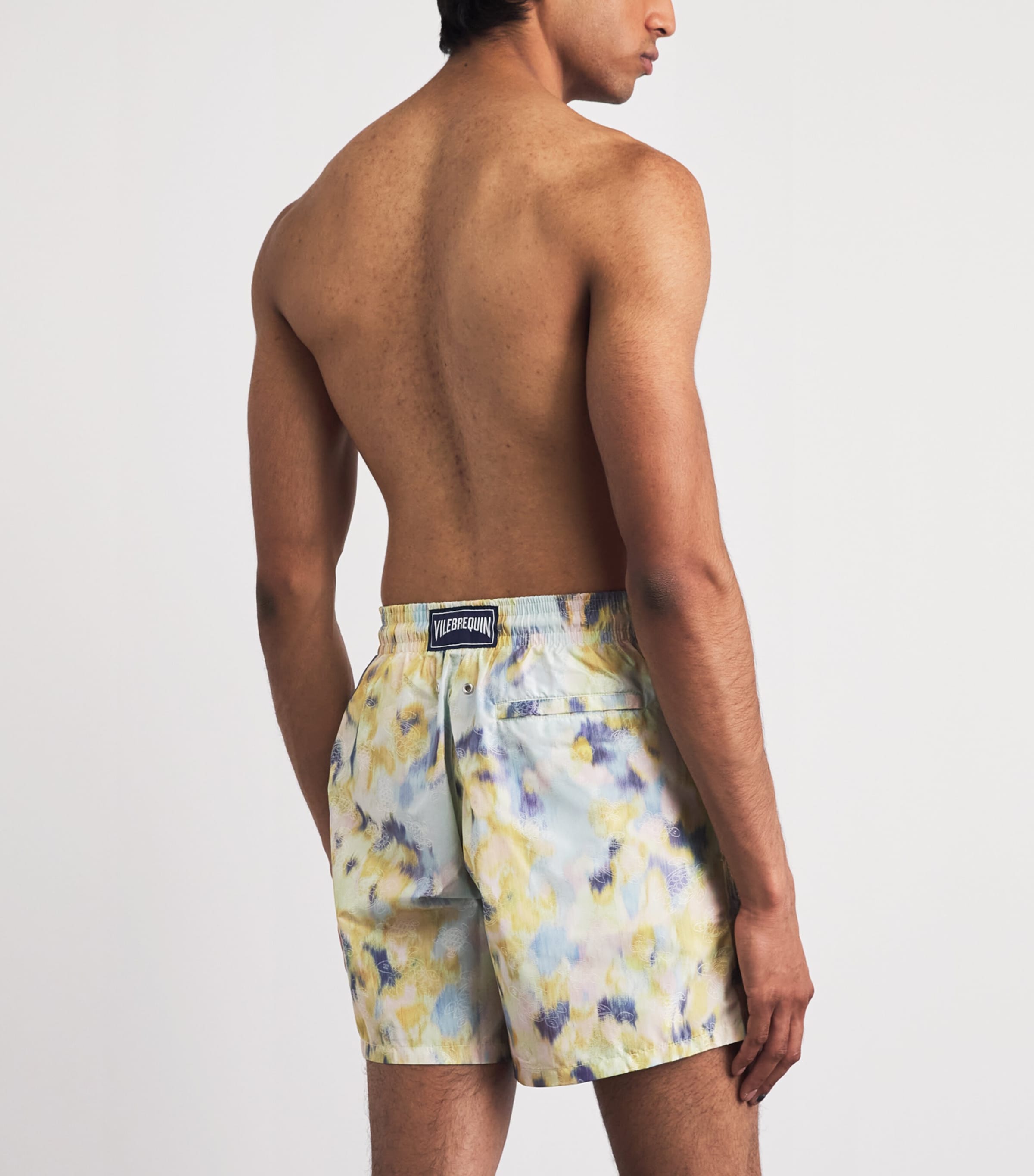 Vilebrequin Mens x Maison BUCOL Moopea Swim Shorts Macaron Image 4