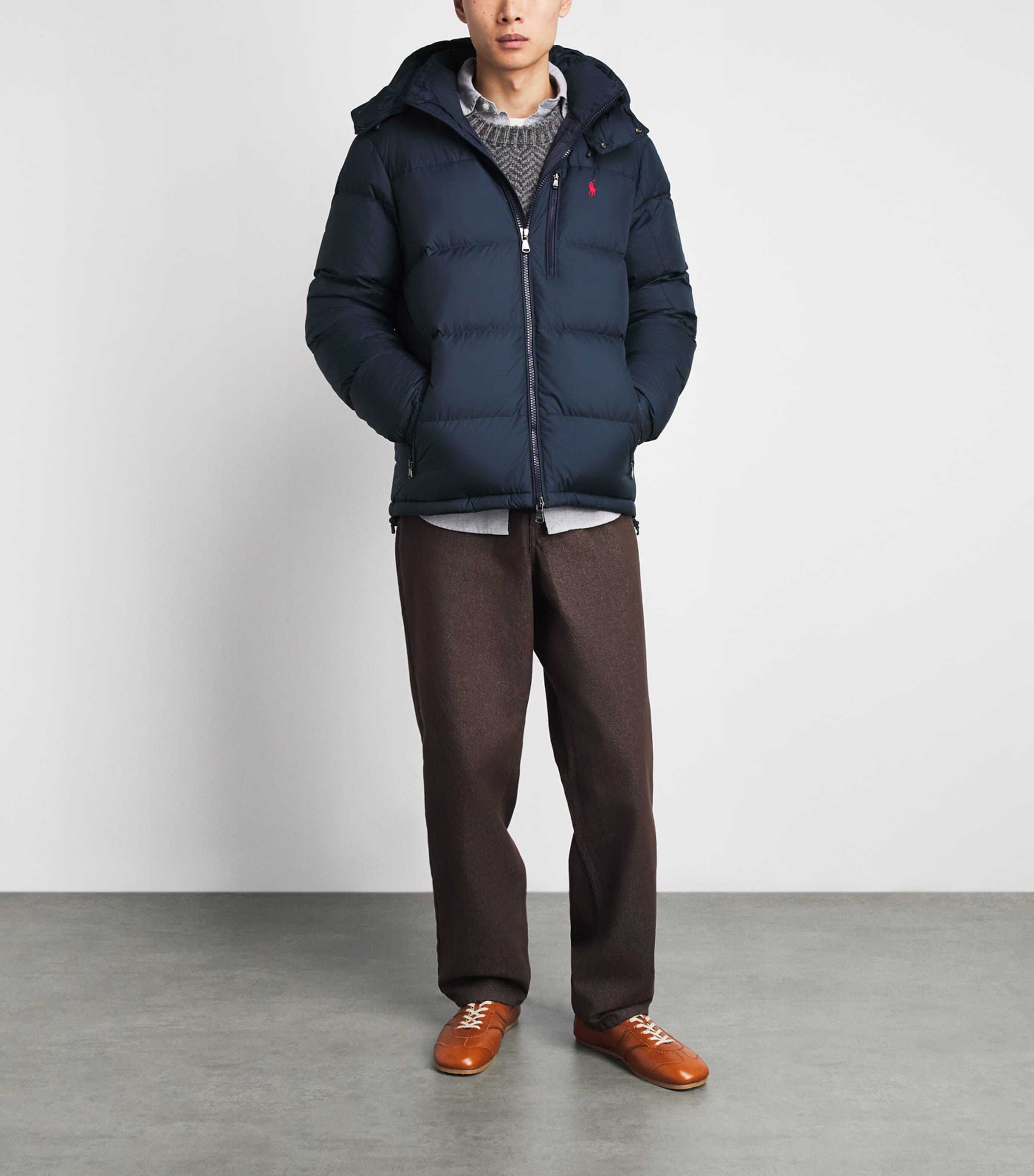 Polo Ralph Lauren Mens Gorham Down Jacket Collection Navy Image 2
