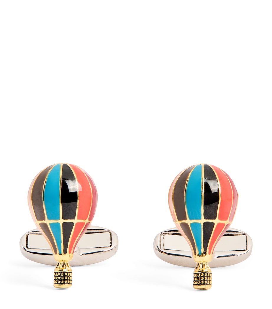 Paul Smith Signature Stripe Hot Air Balloon Cufflinks Coloured Image 1