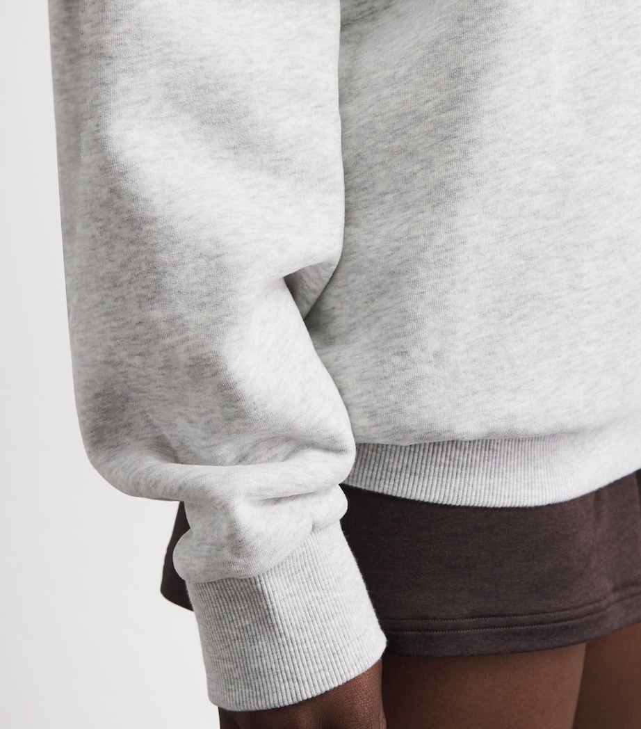 VUORI Womens Restore Oversized Hoodie Pale Grey Heather Image 3