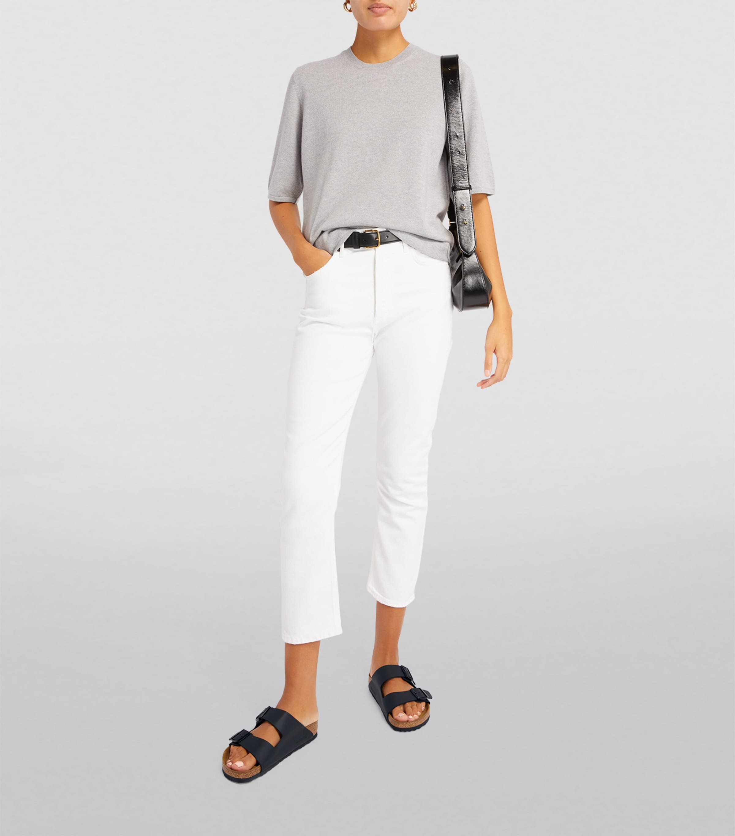 Arizona Birko-Flor Sandals BLACK Image 4