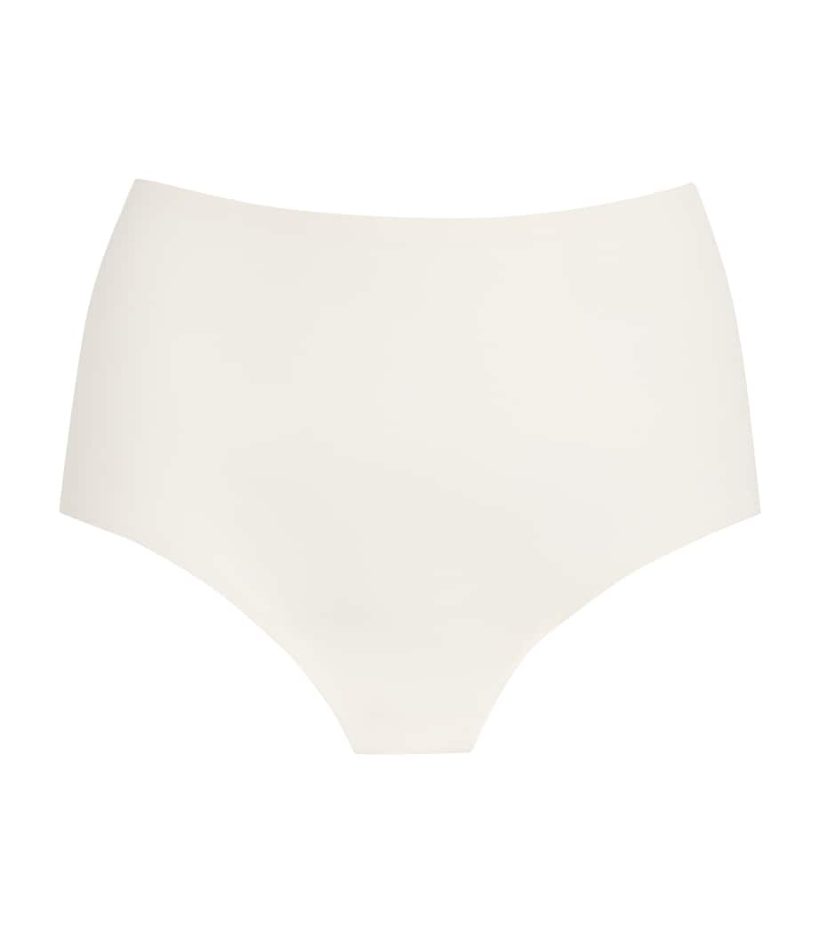Chantelle Womens SoftStretch High-Waist Briefs Ivory Image 1