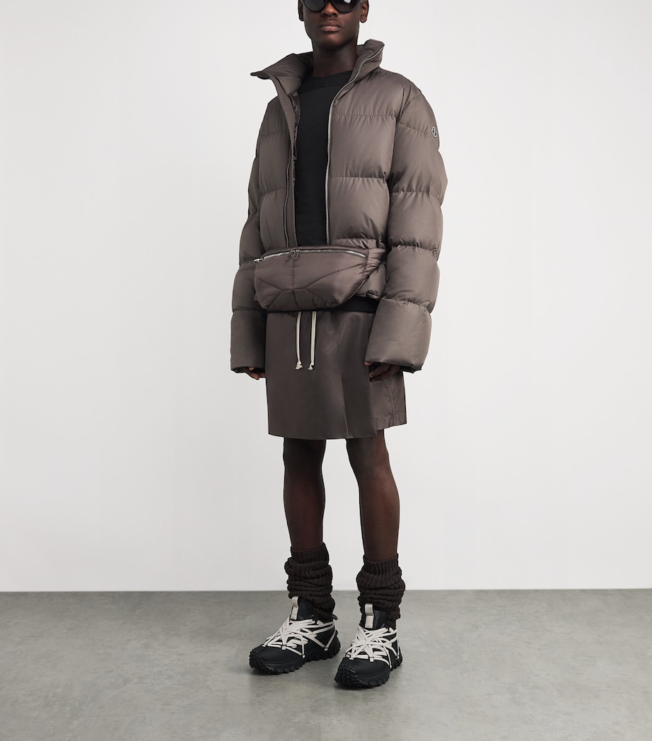 x Moncler Cotton Long-Sleeve Girder T-Shirt 999 - BLACK Image 2