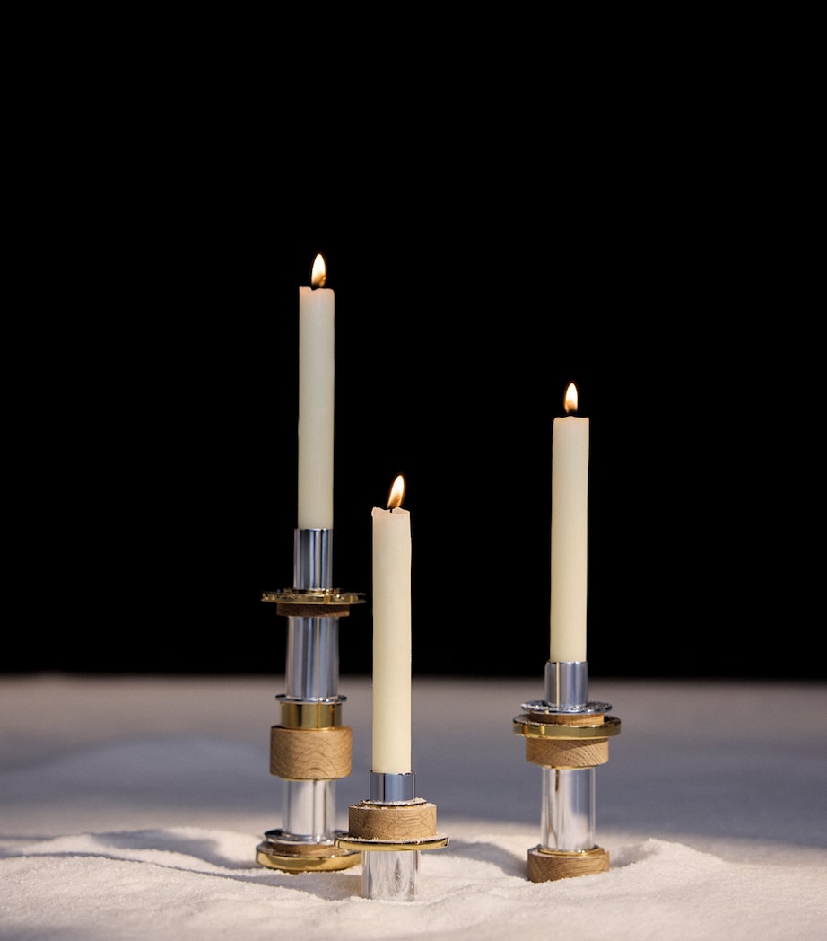 Christofle Myriade Candle Holder Silver Image 5
