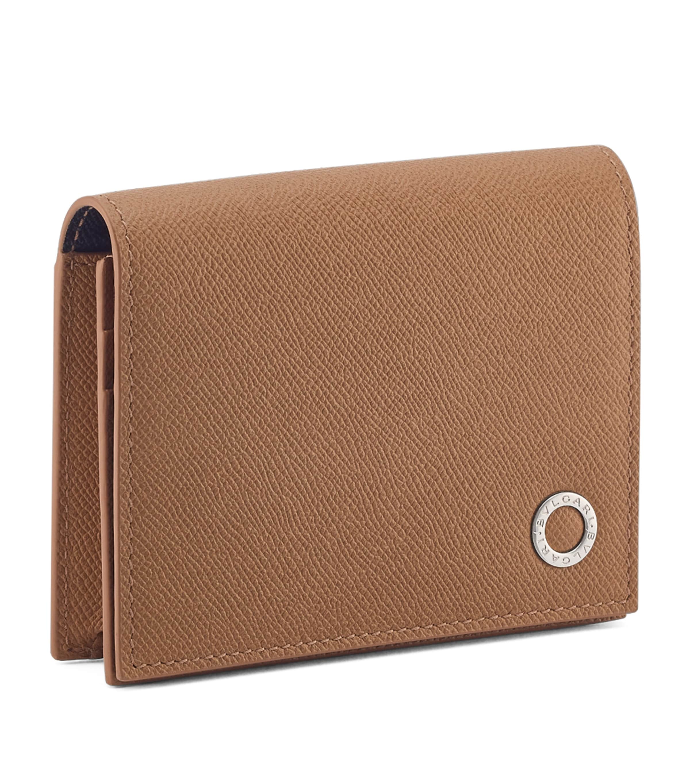 Leather Business Card Holder BROWN MEDIUM Image 1