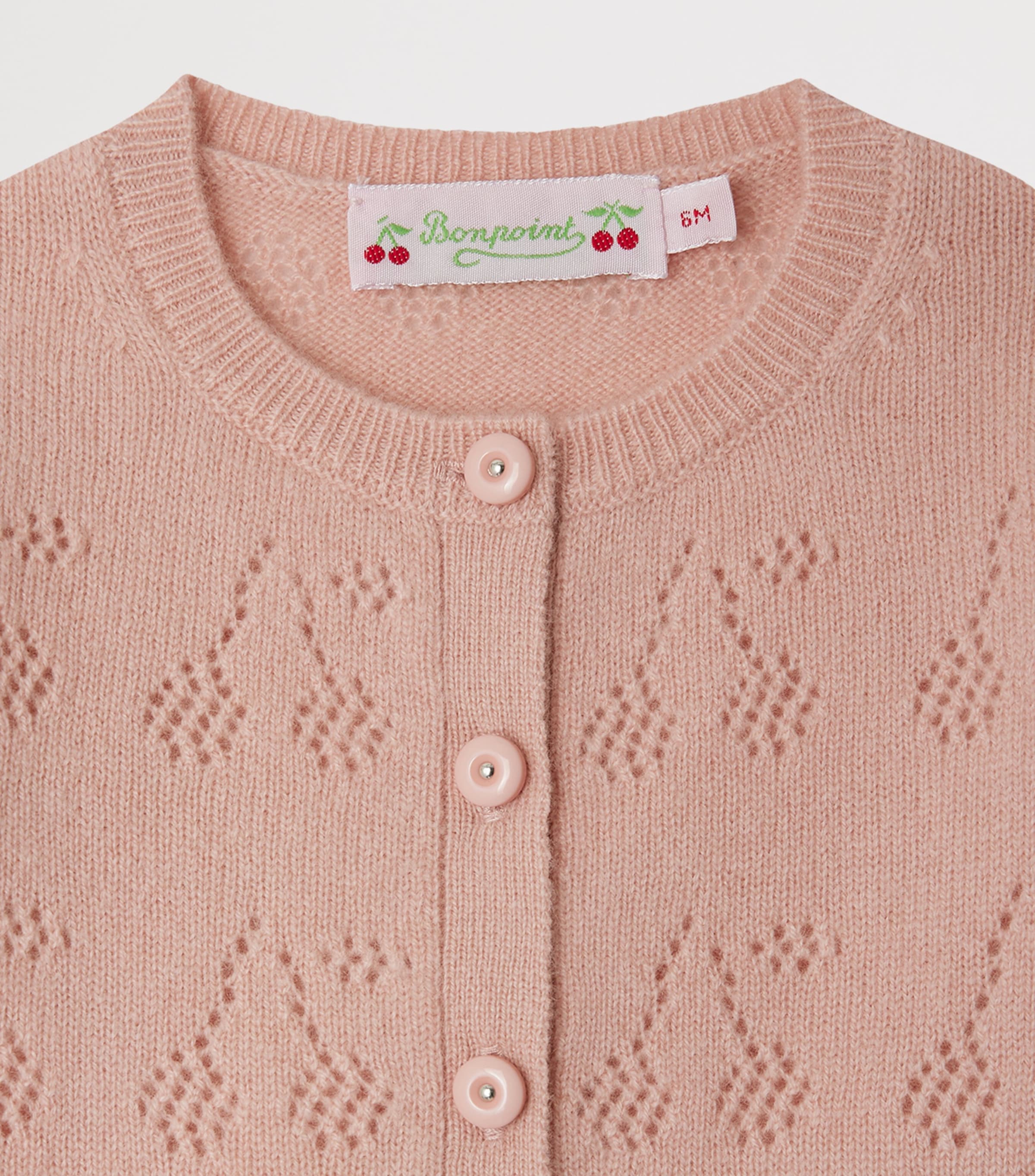 Cashmere Gwenoli Cardigan (1-18 Months) ROSE FARD Image 3