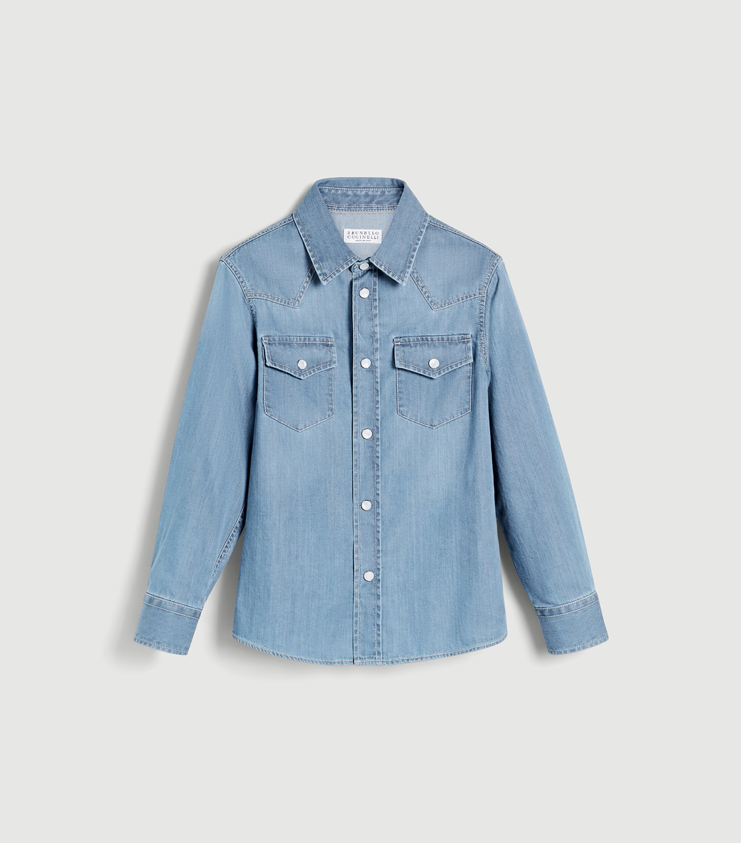 Brunello Cucinelli Kids Denim Shirt (6 Years) — foto 3