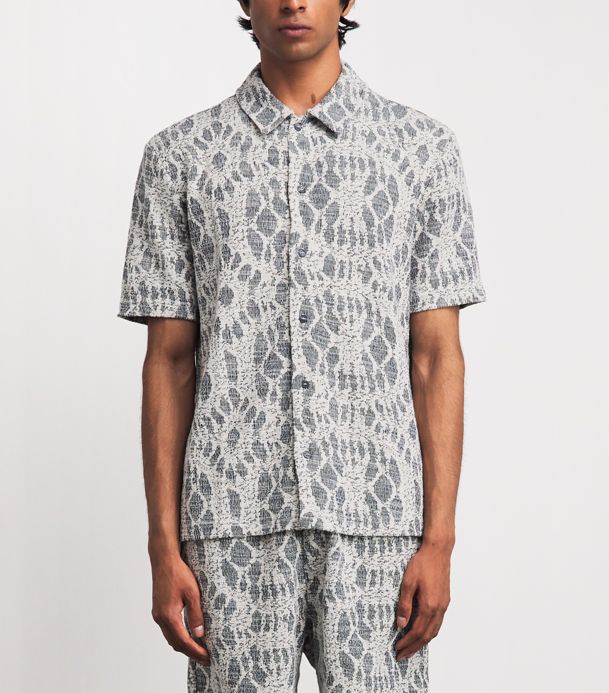 Samsøe Samsøe Mens Sakvist Short-Sleeve Shirt Salute Symmetry Image 4