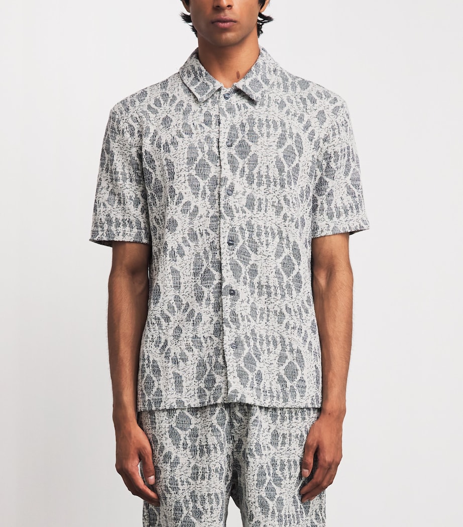 Samsøe Samsøe Mens Sakvist Short-Sleeve Shirt Salute Symmetry Image 4