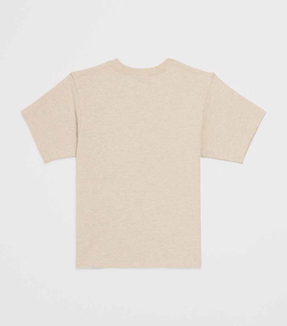 Ralph Lauren Kids Cotton American Flag T-Shirt (7-14 Years) Expedition Dune Hthr Image 2