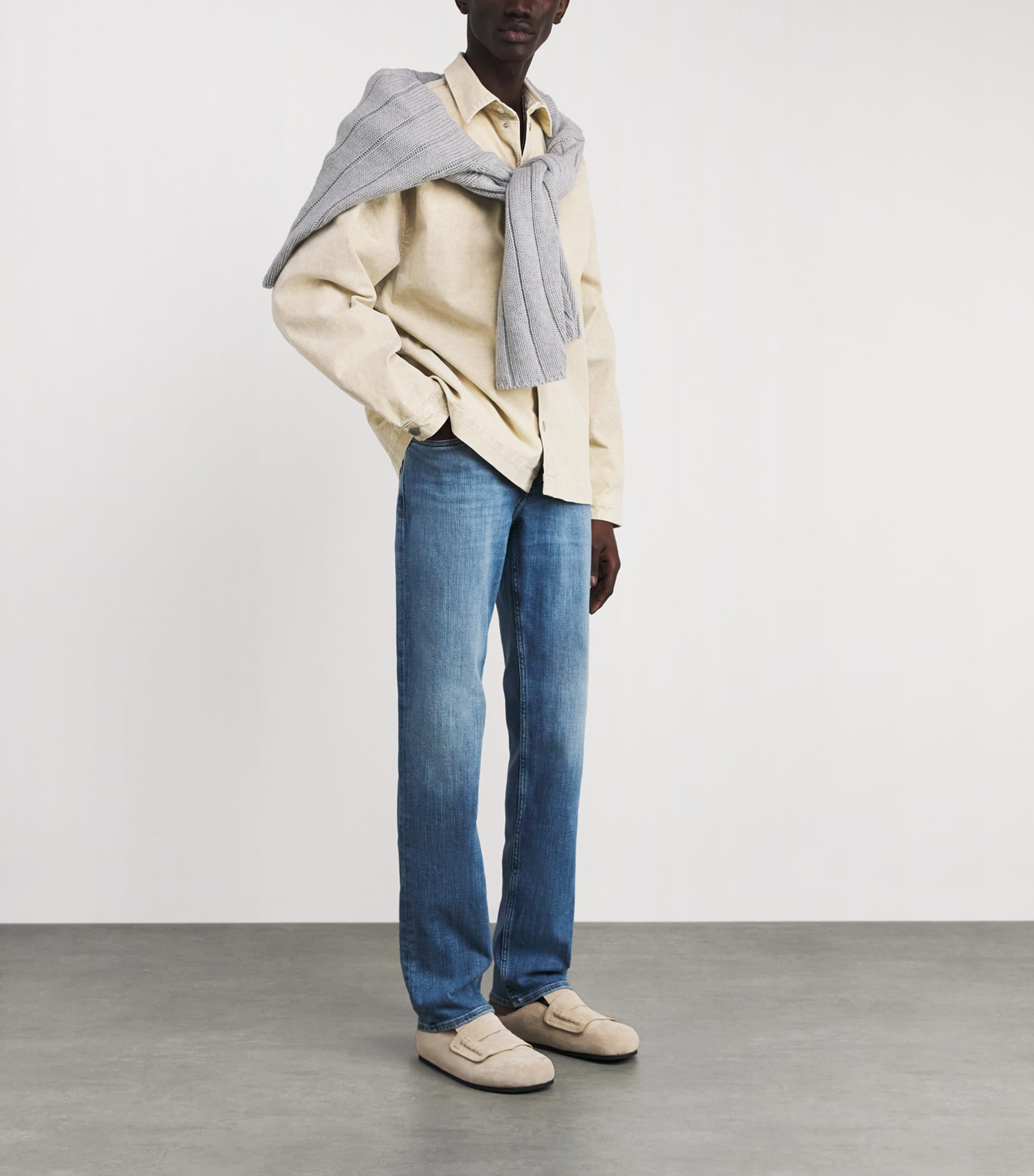 Cotton-Blend Corduroy Shirt CORDUROY WHEAT Image 2