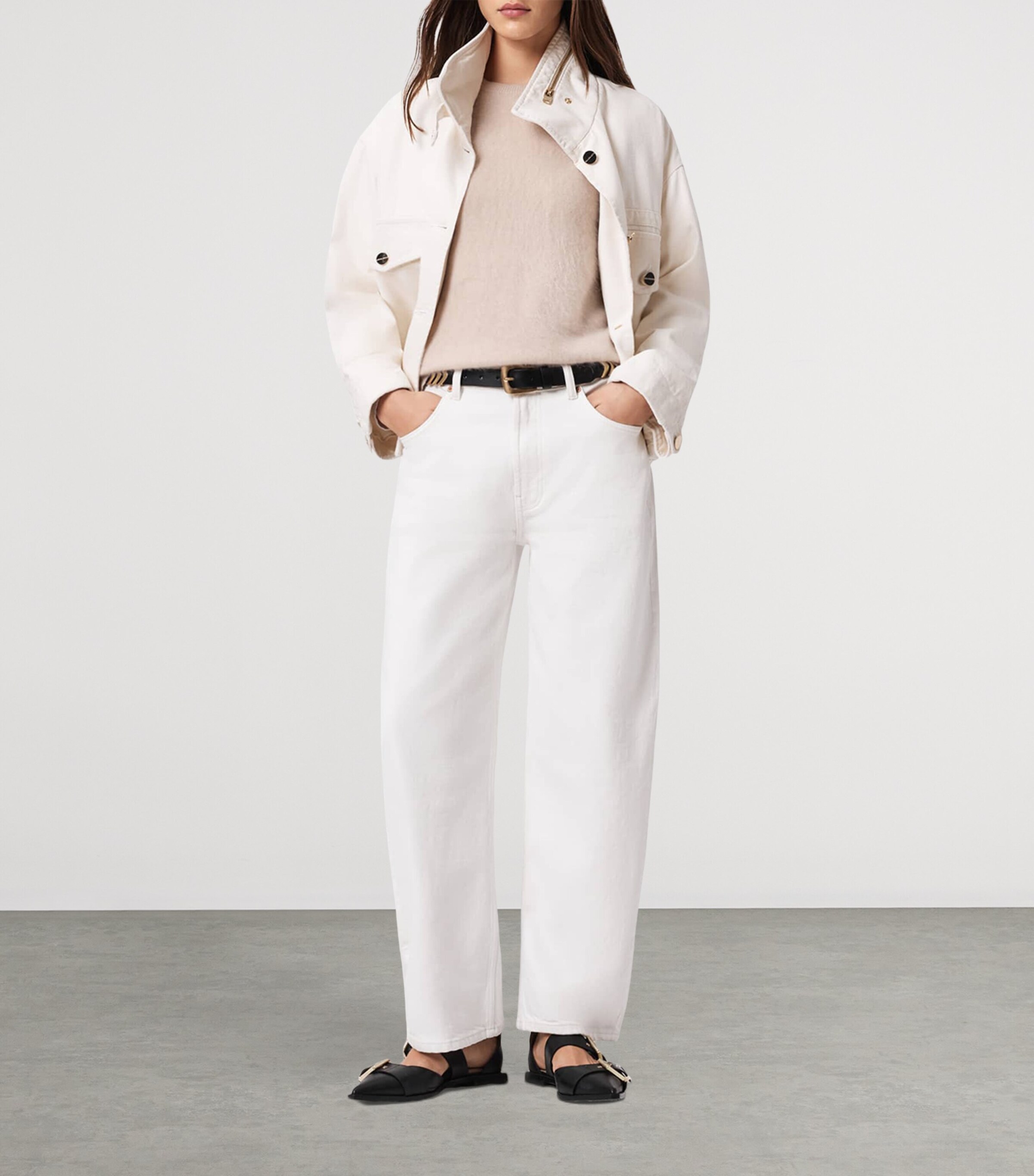 Cashmere Rebel Sweater BARLEY WHITE Image 4