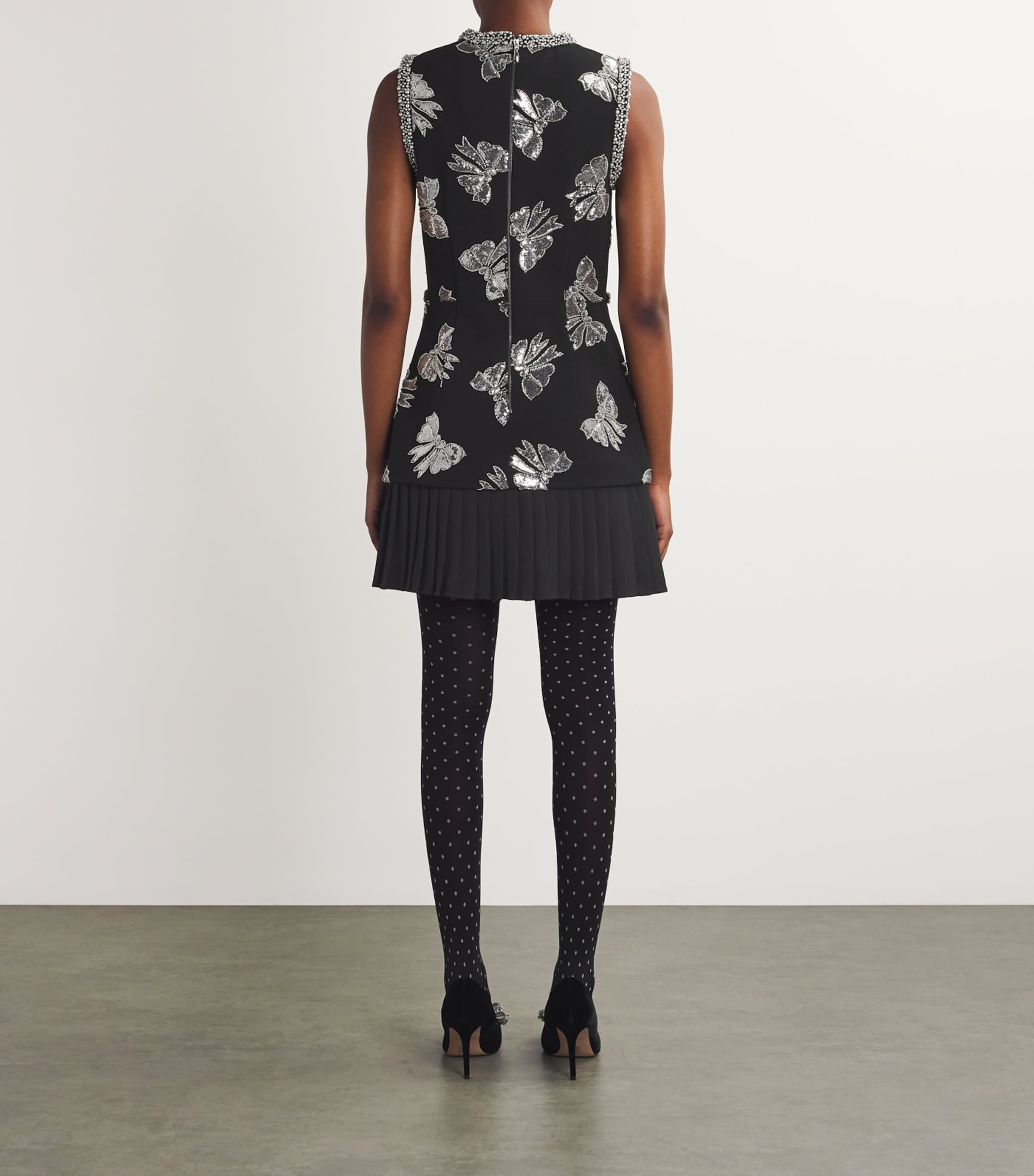 Rebecca Vallance Womens x Nicky Hilton Embellished Valor Mini Dress Image 3