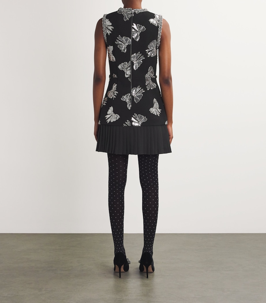 Rebecca Vallance Womens x Nicky Hilton Embellished Valor Mini Dress Image 3