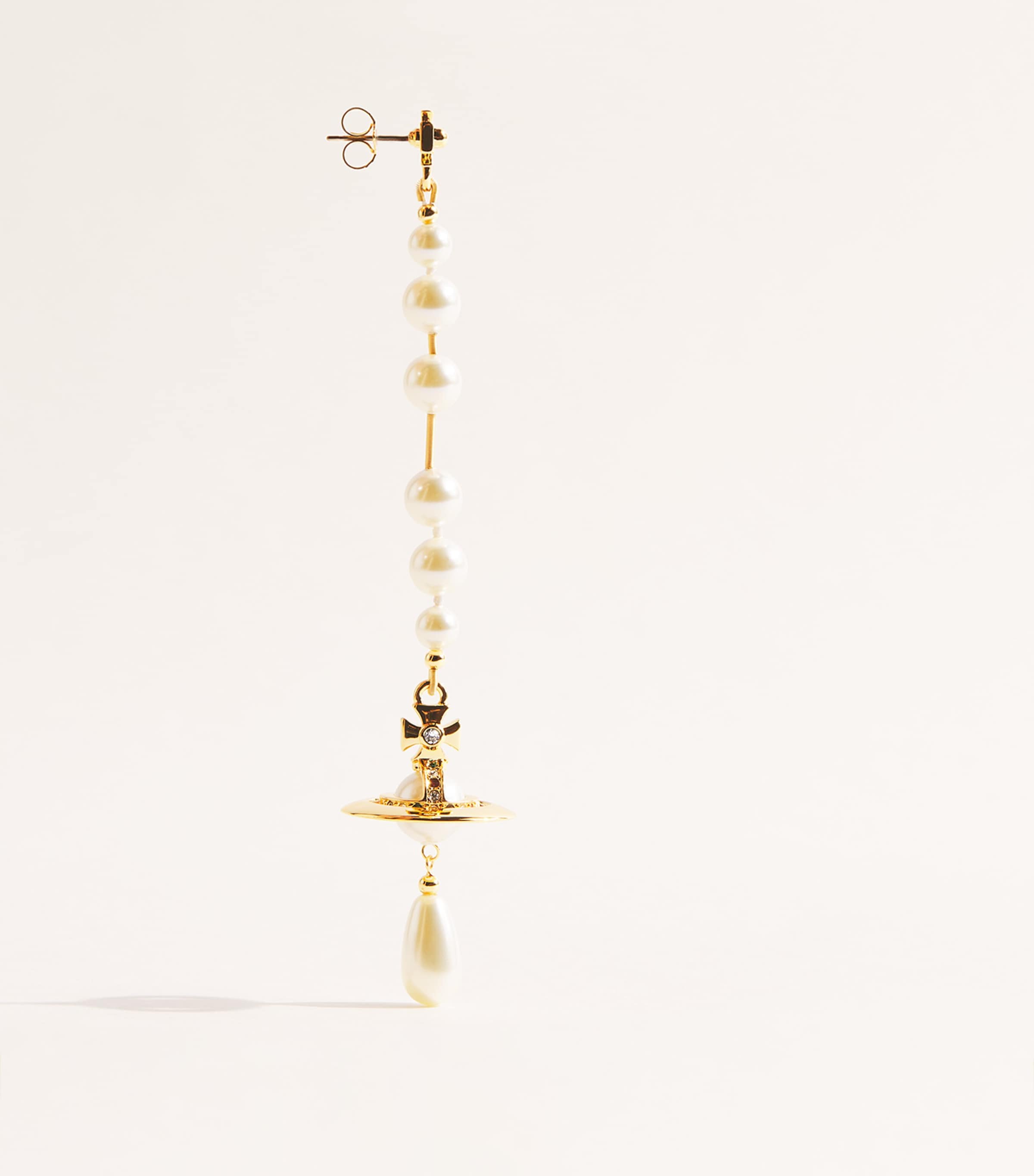 Vivienne Westwood Broken Pearl Earrings Image 3