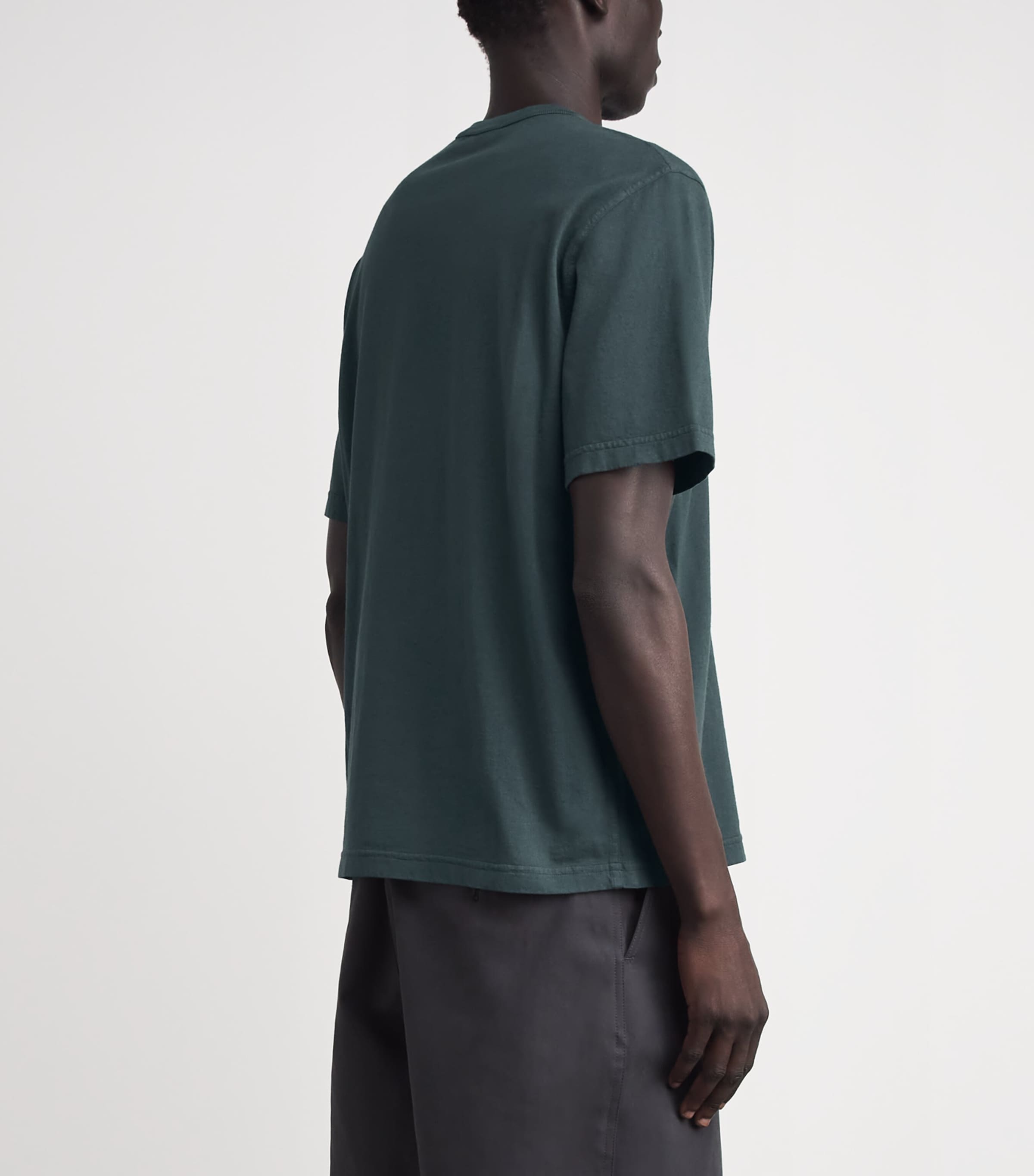Stone Island Mens Cotton Compass Pocket T-Shirt Image 5