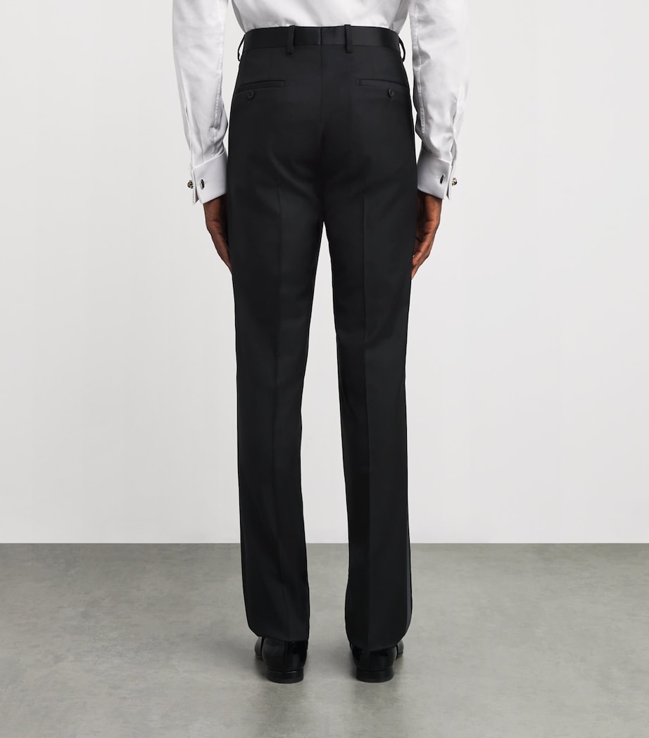Virgin Wool Tailored Trousers 999 Image 4