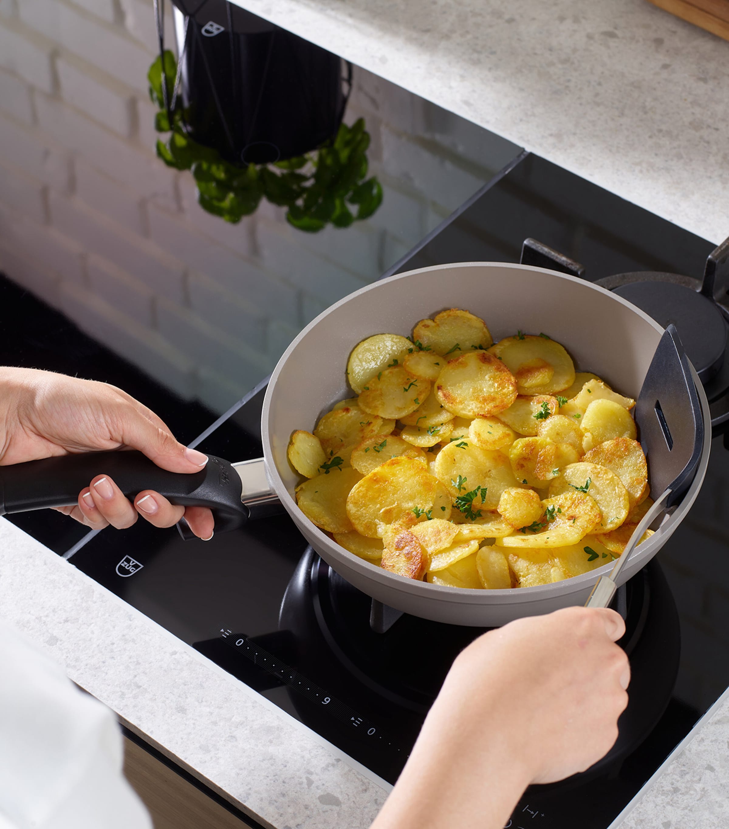 Ceratal Comfort Frying Pan Set GREY Image 8