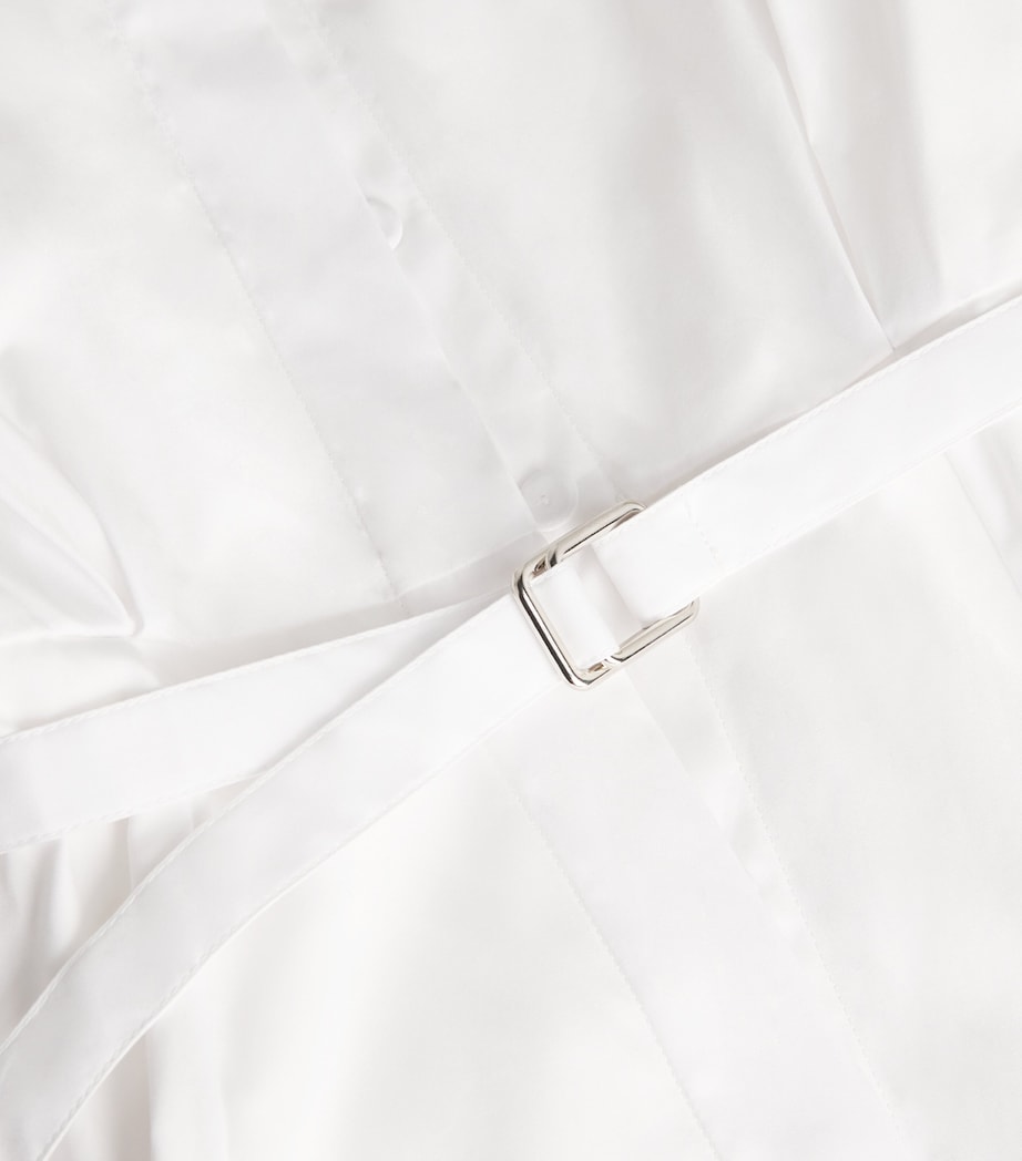 Cotton Rubie Midi Shirt Dress WHITE Image 5