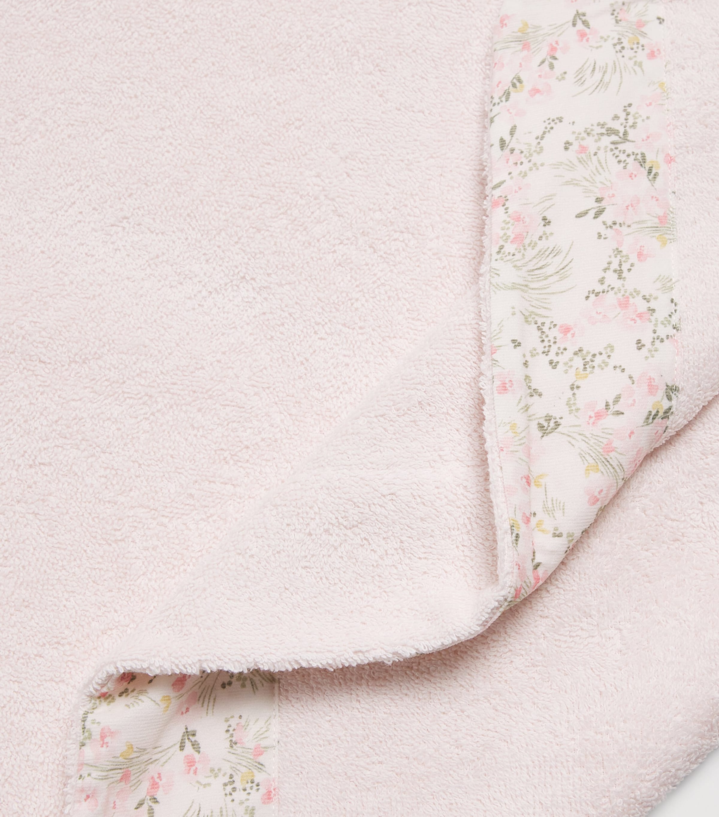 Cotton Hooded Rose Bath Towel 31ROSE PALE Image 4