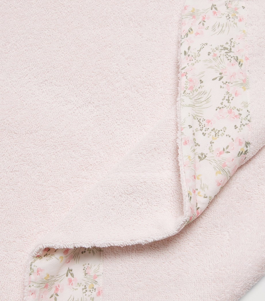 Cotton Hooded Rose Bath Towel 31ROSE PALE Image 4