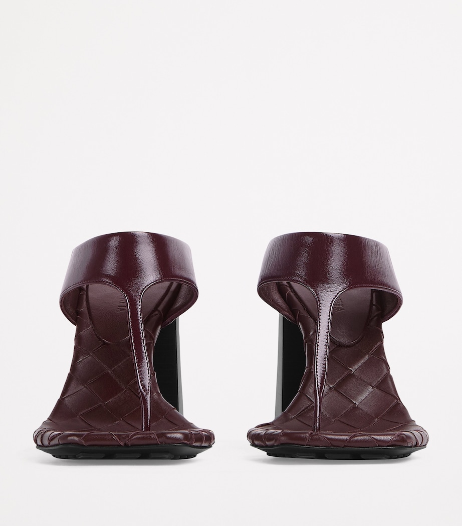 Bottega Veneta Leather Intrecciato Marella Sandals Image 3