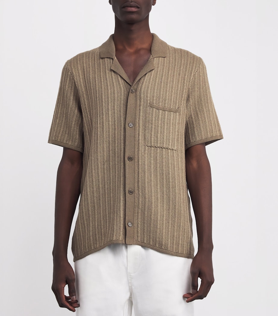 Cotton-Wool Sarhys Shirt CANTEEN MEL. Image 3