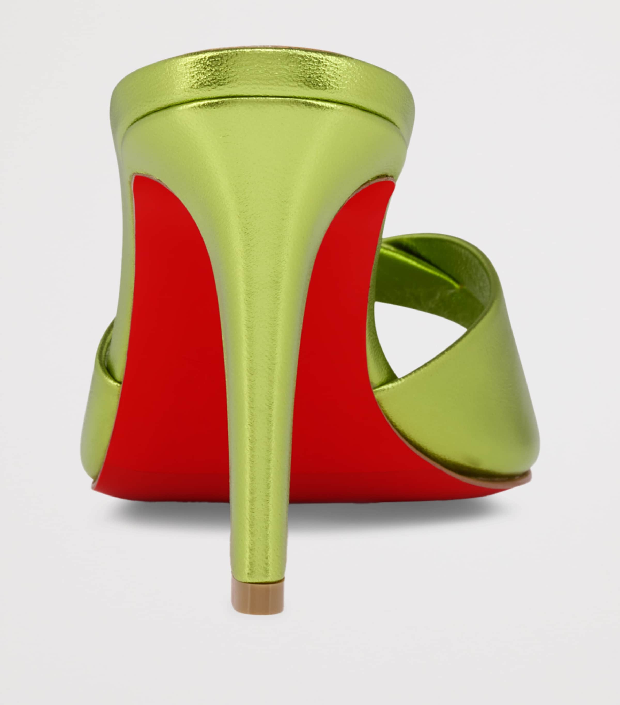 Christian Louboutin Fanny Slide Nappa Leather Mules 85 Image 3